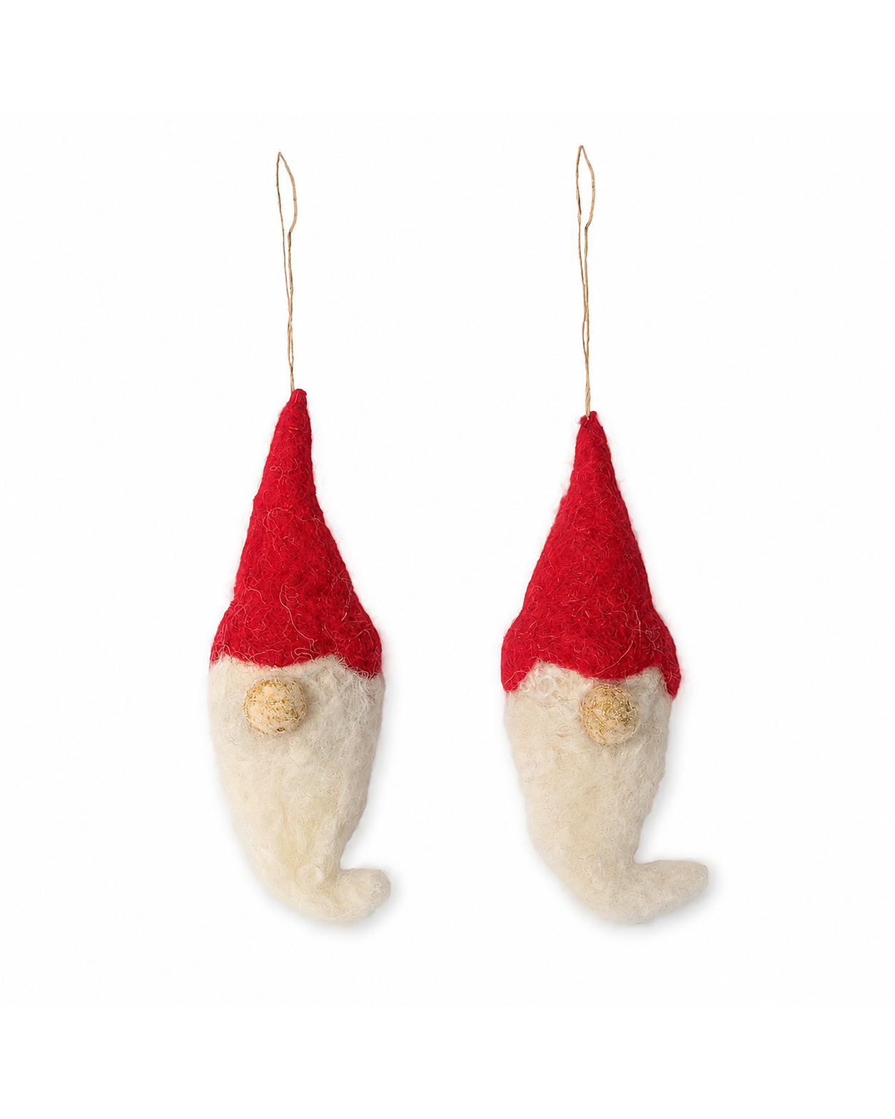 Santa Claus (Set Of 2) hanging ornament