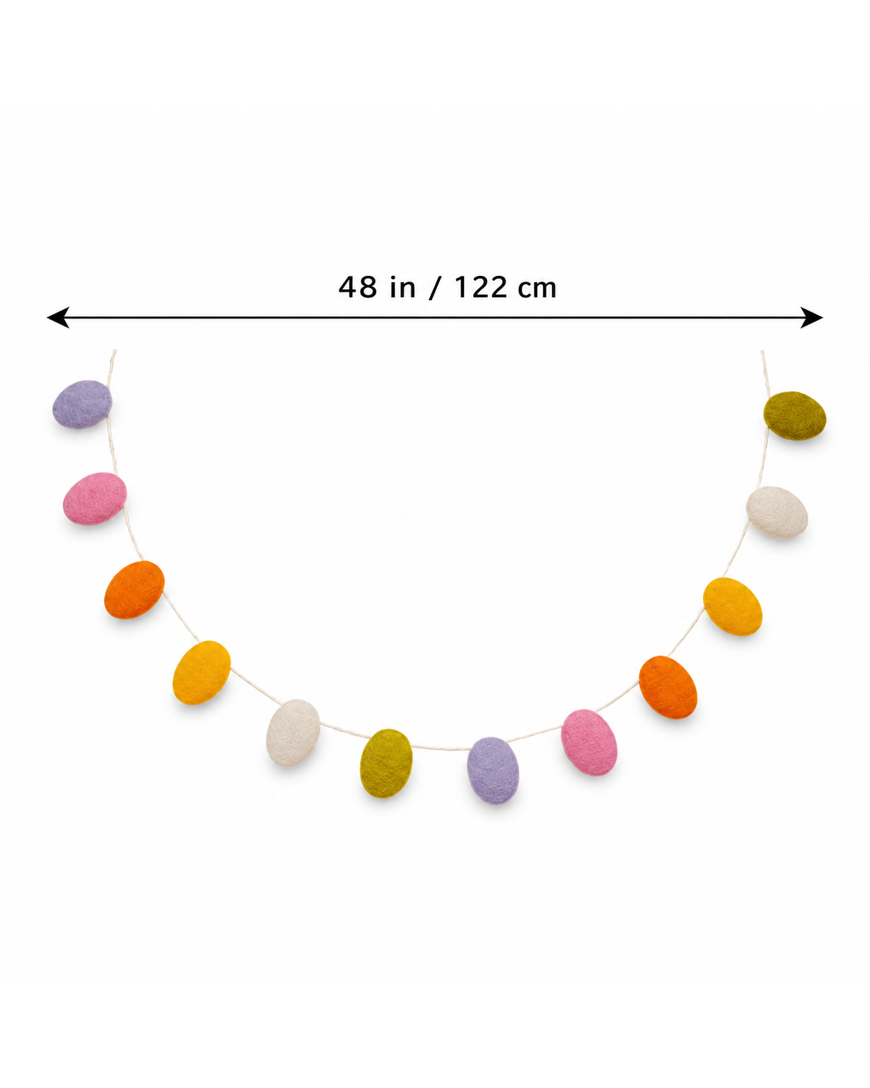 Felt Easter Egg Garland