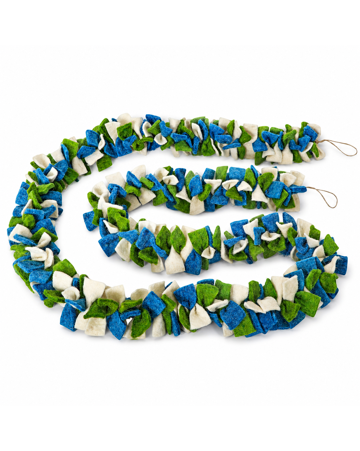 Bow Garland Green Blue