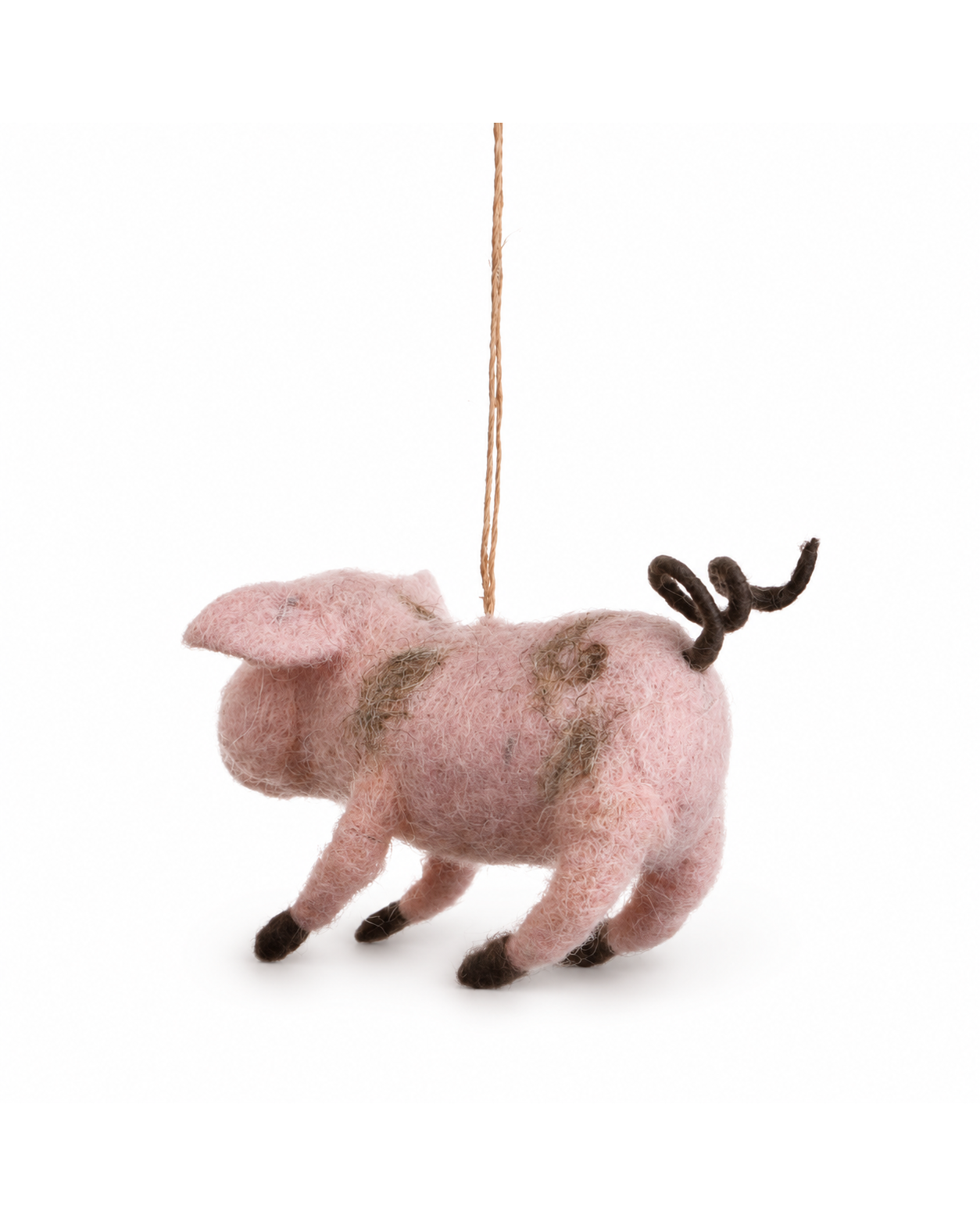 Lucky Pig Ornament Set of 2 hanging ornament