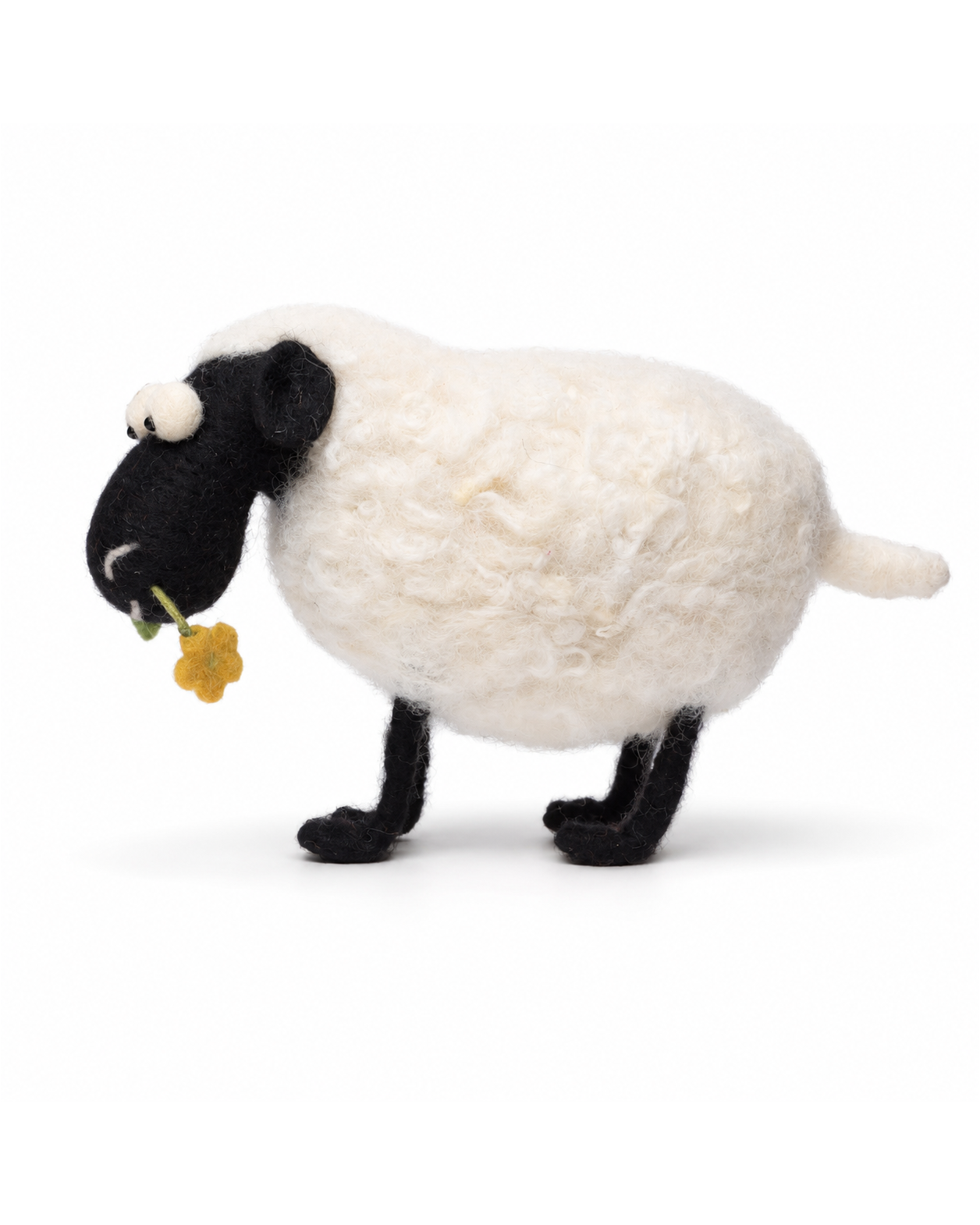 Felt Valais Blacknose Sheep ornament