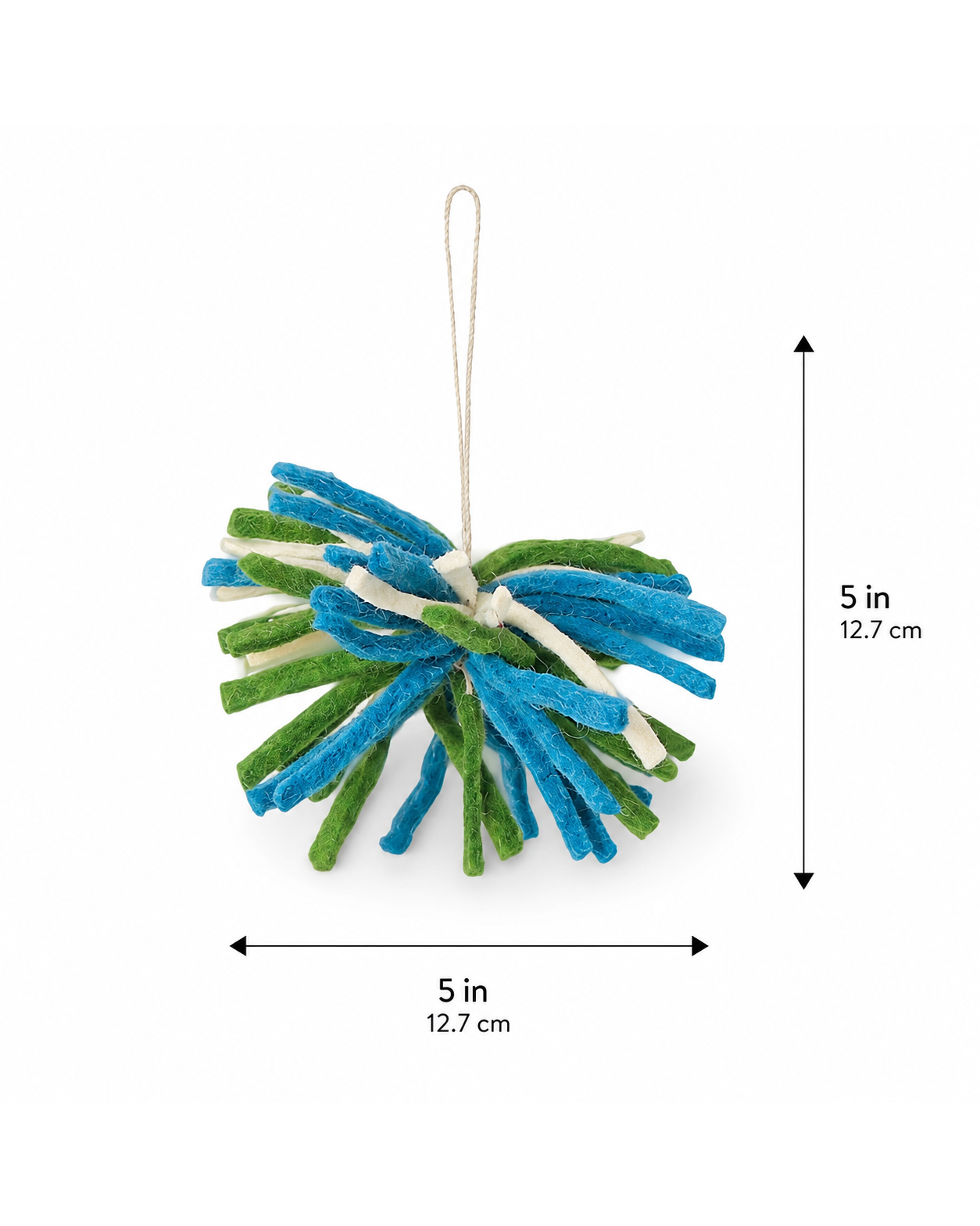 Chindi Bauble Ornaments Set of 4 hanging ornament