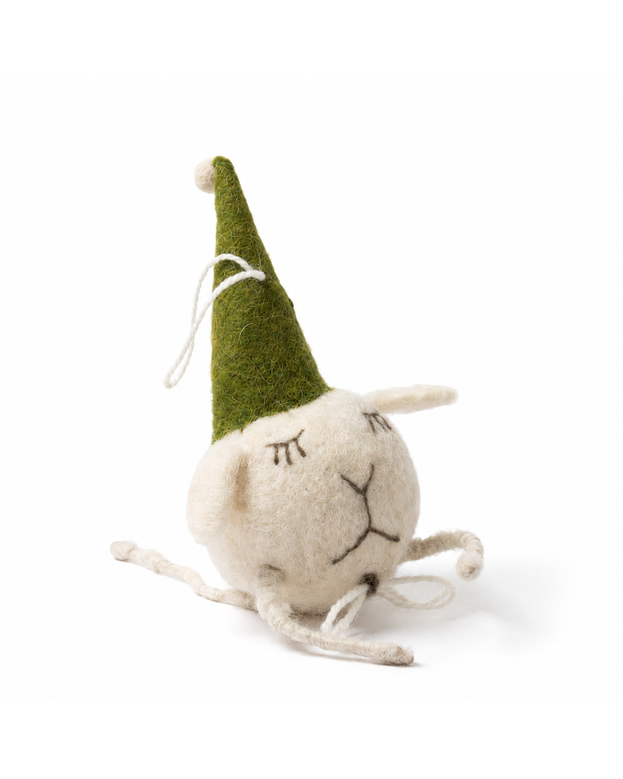 Felt Bauble Mouse With Cap