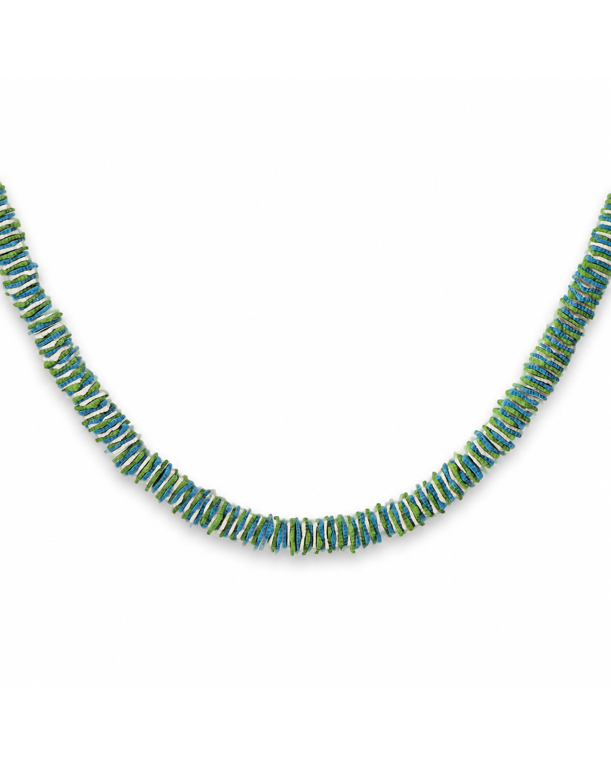 Square Garland Green white