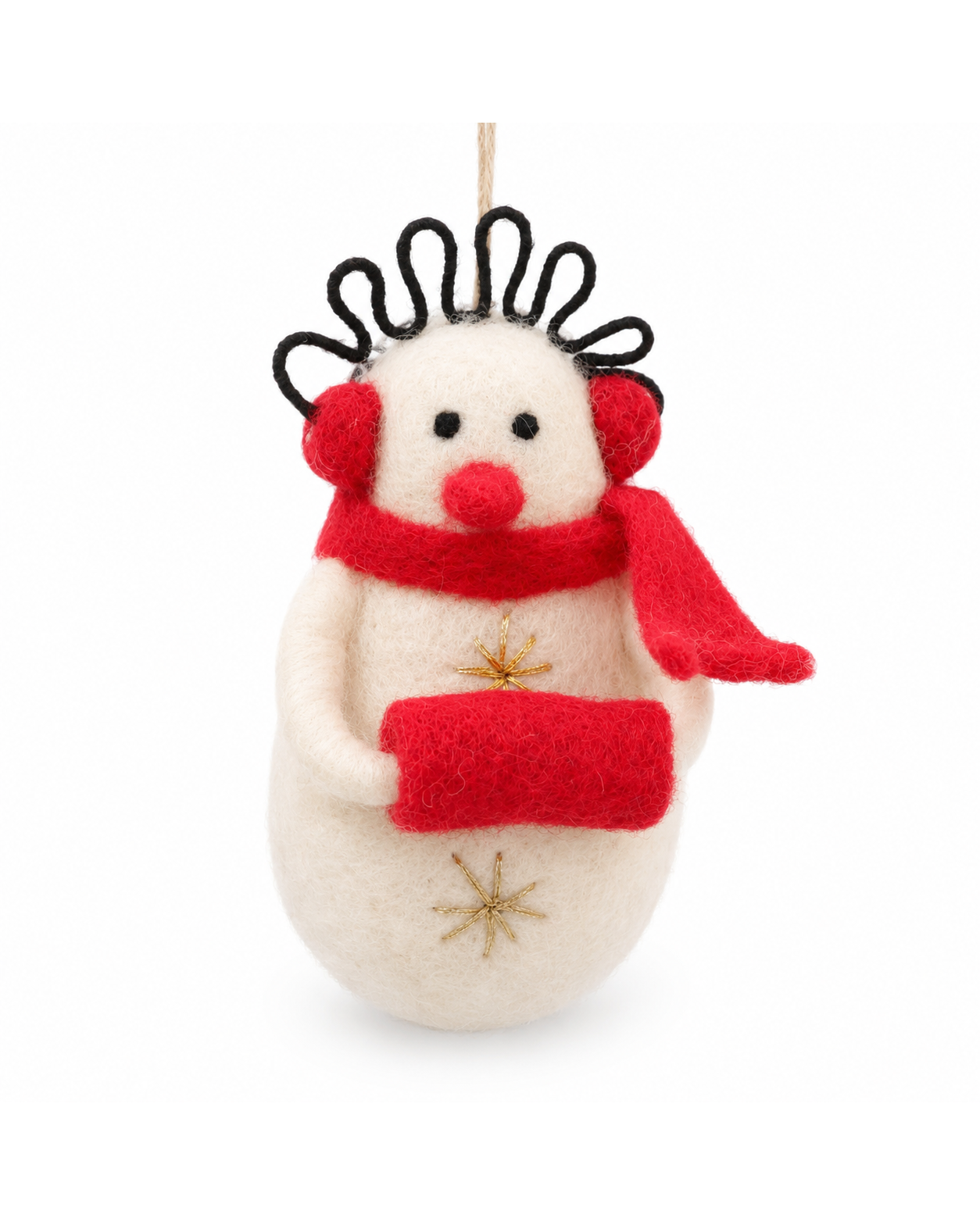 Baby Snowman hanging ornament