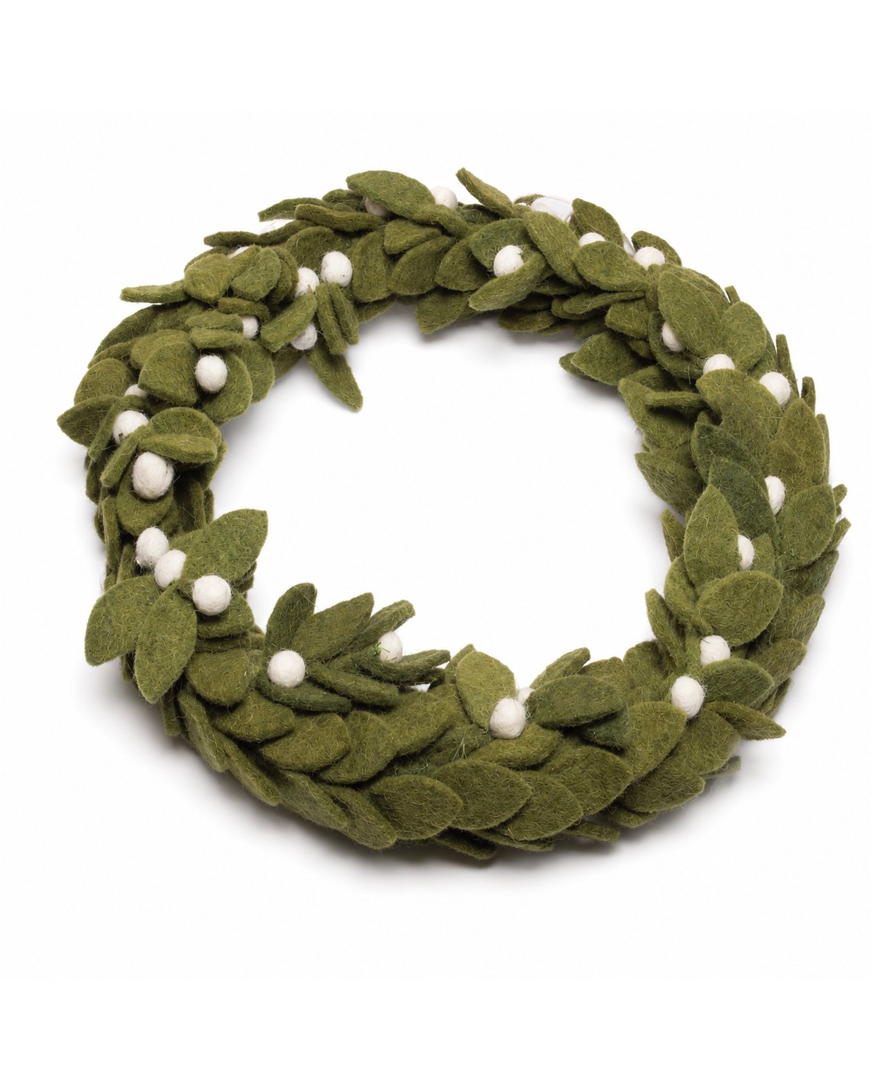 Felt Wreath(Green) ornament