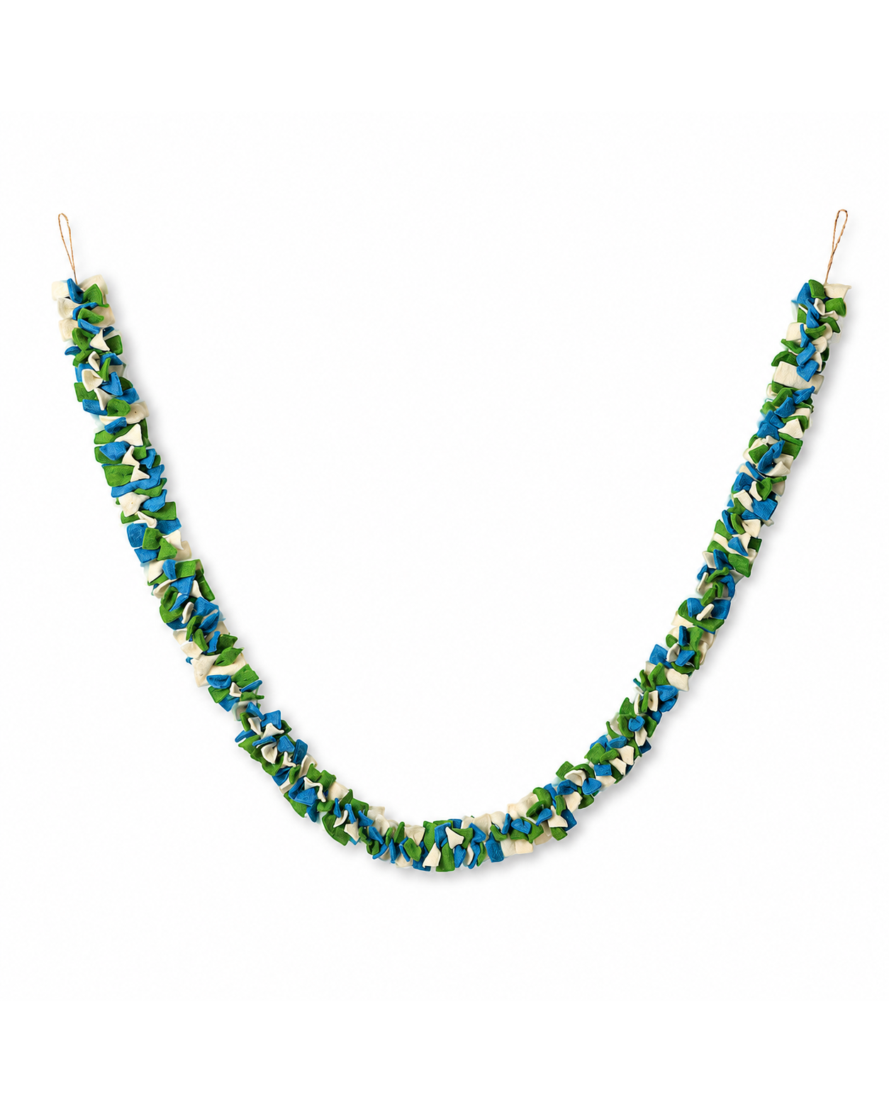 Bow Garland Green Blue