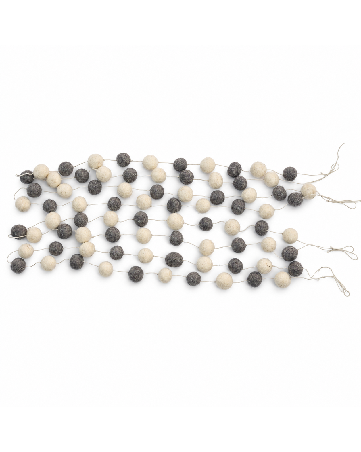 Felt Pom Pom Micro Garland Set Of 4