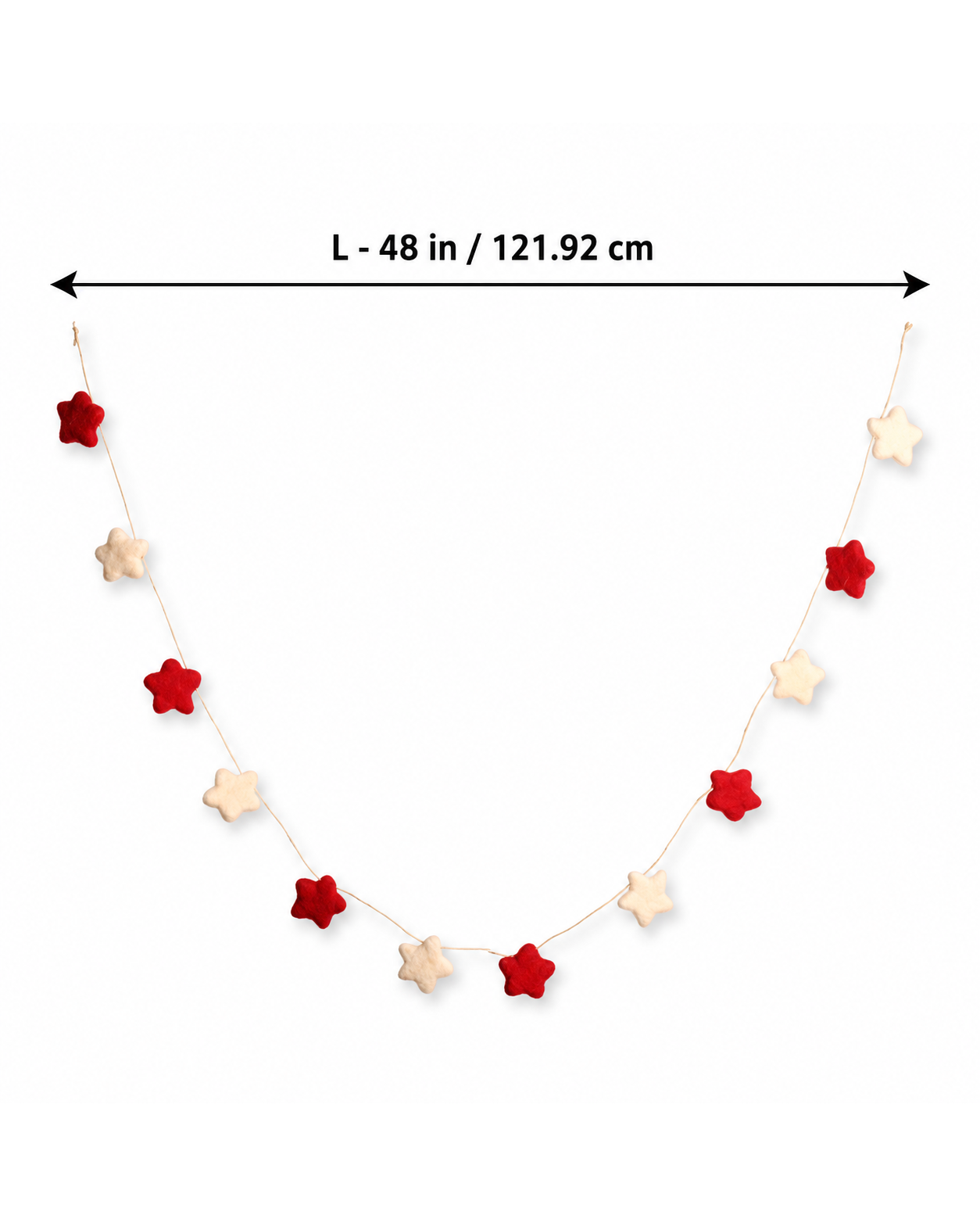 New Zealand Wool Mini Star Garland