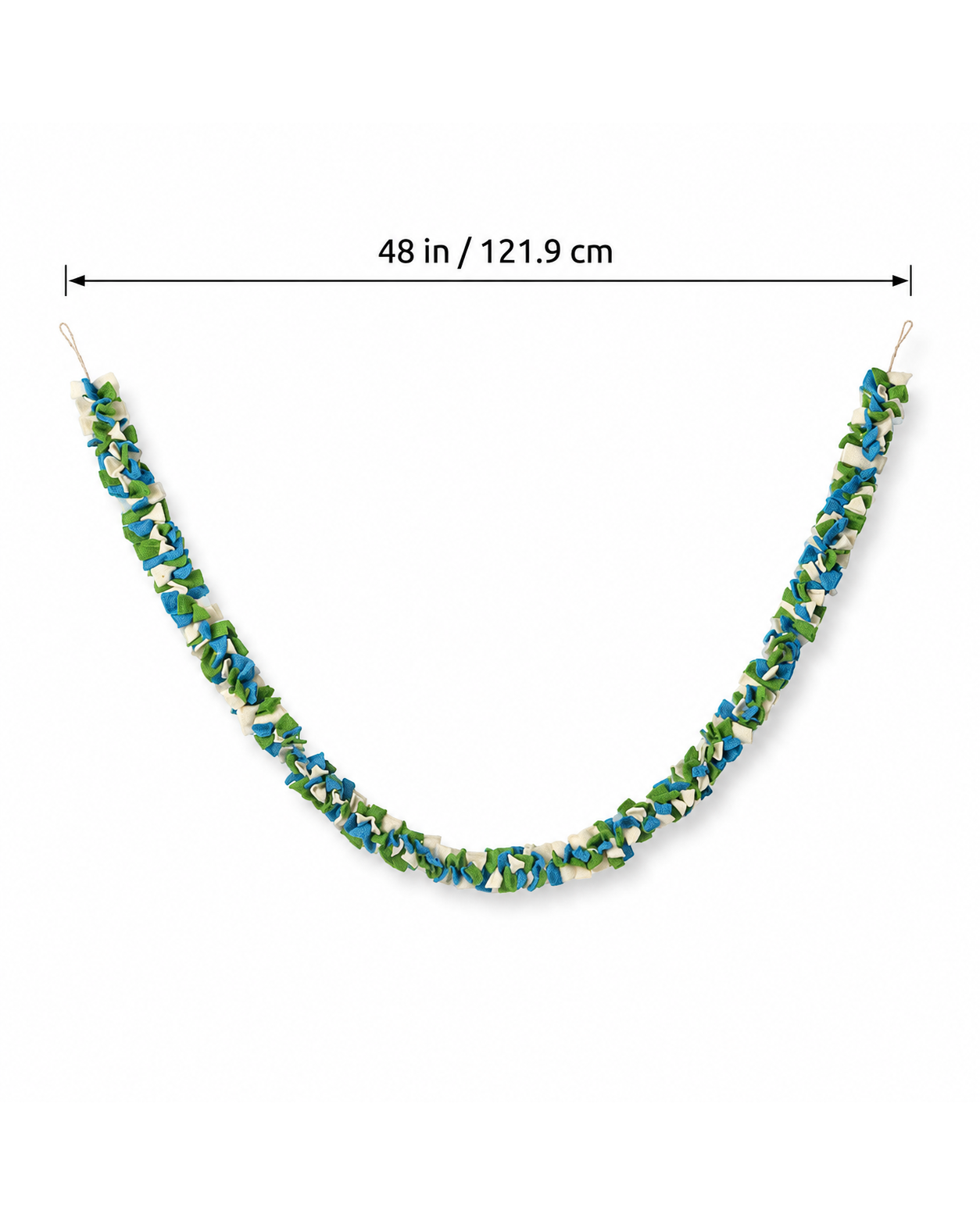 Bow Garland Green Blue