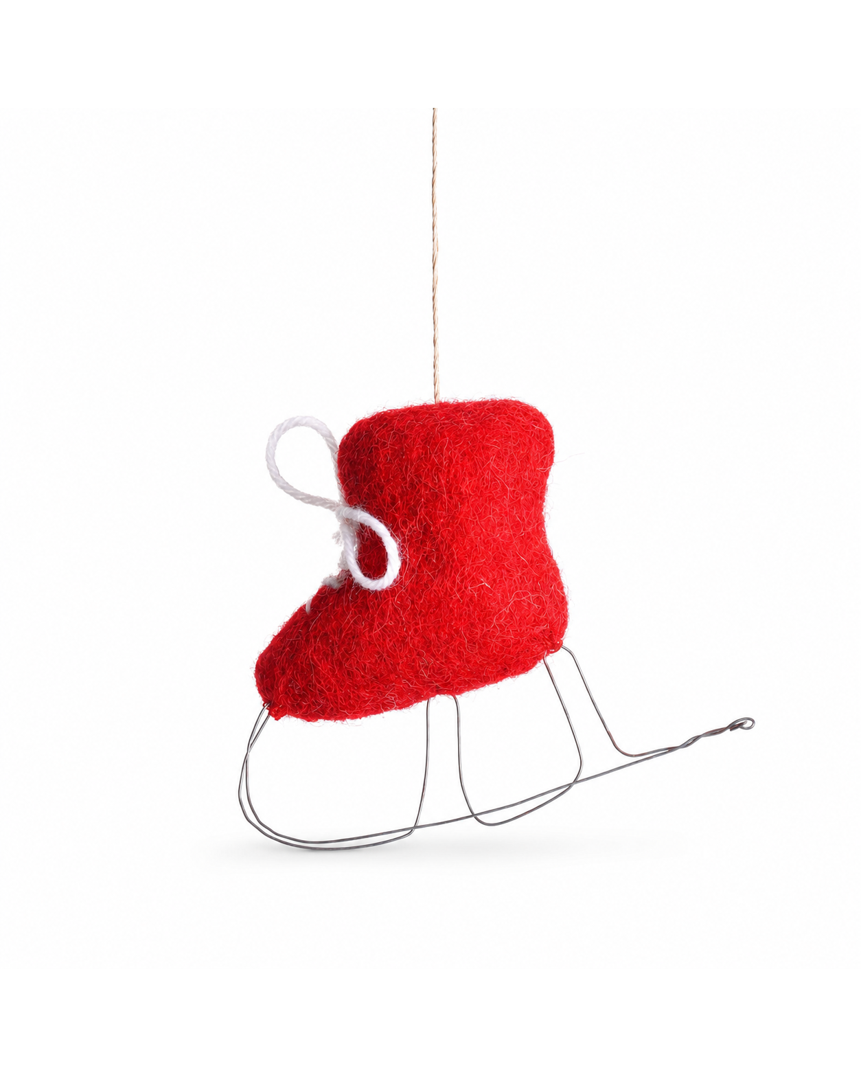 Mini Ice Skates Set of 2 hanging ornament