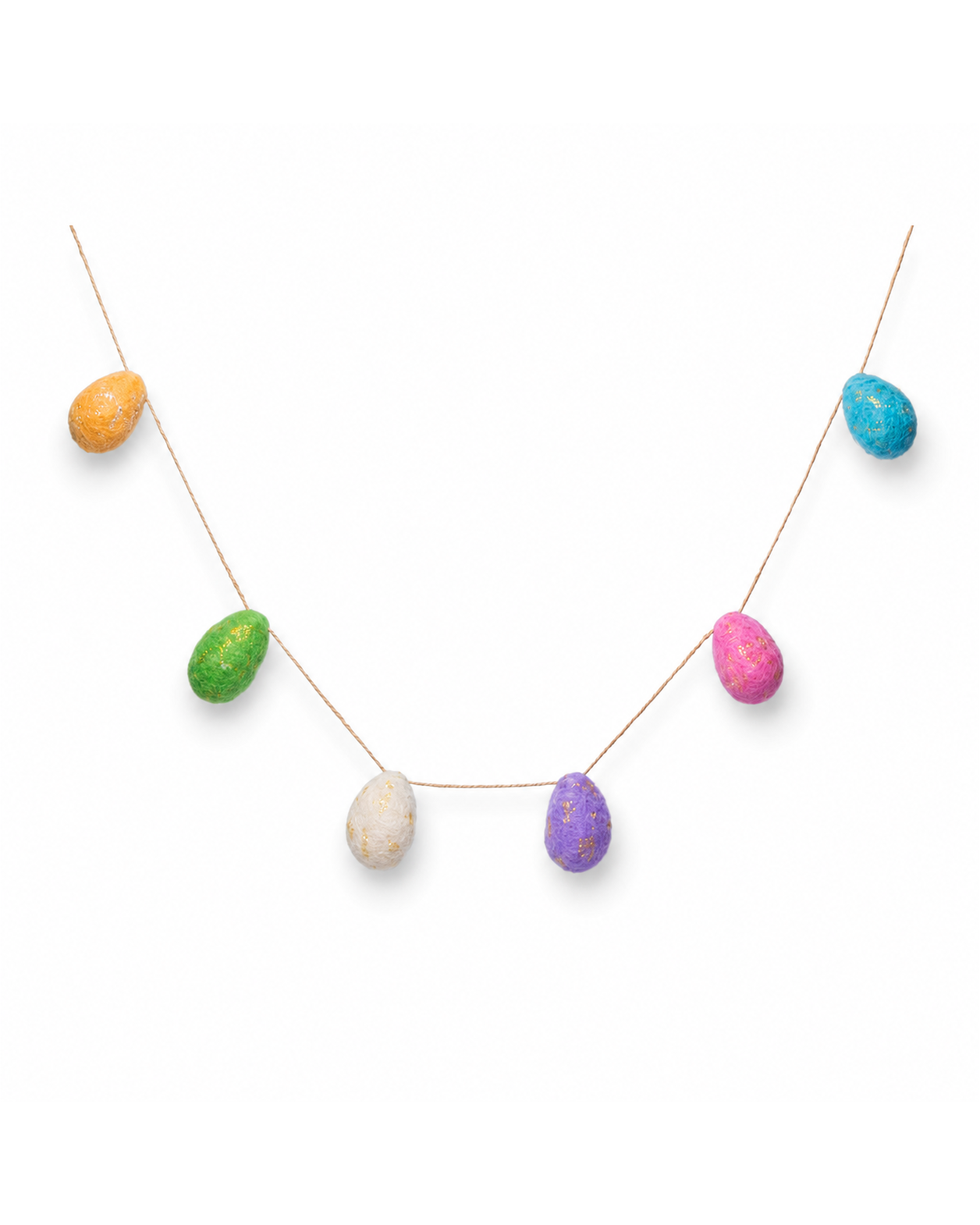 Felt Easter Stuffed Egg Garland