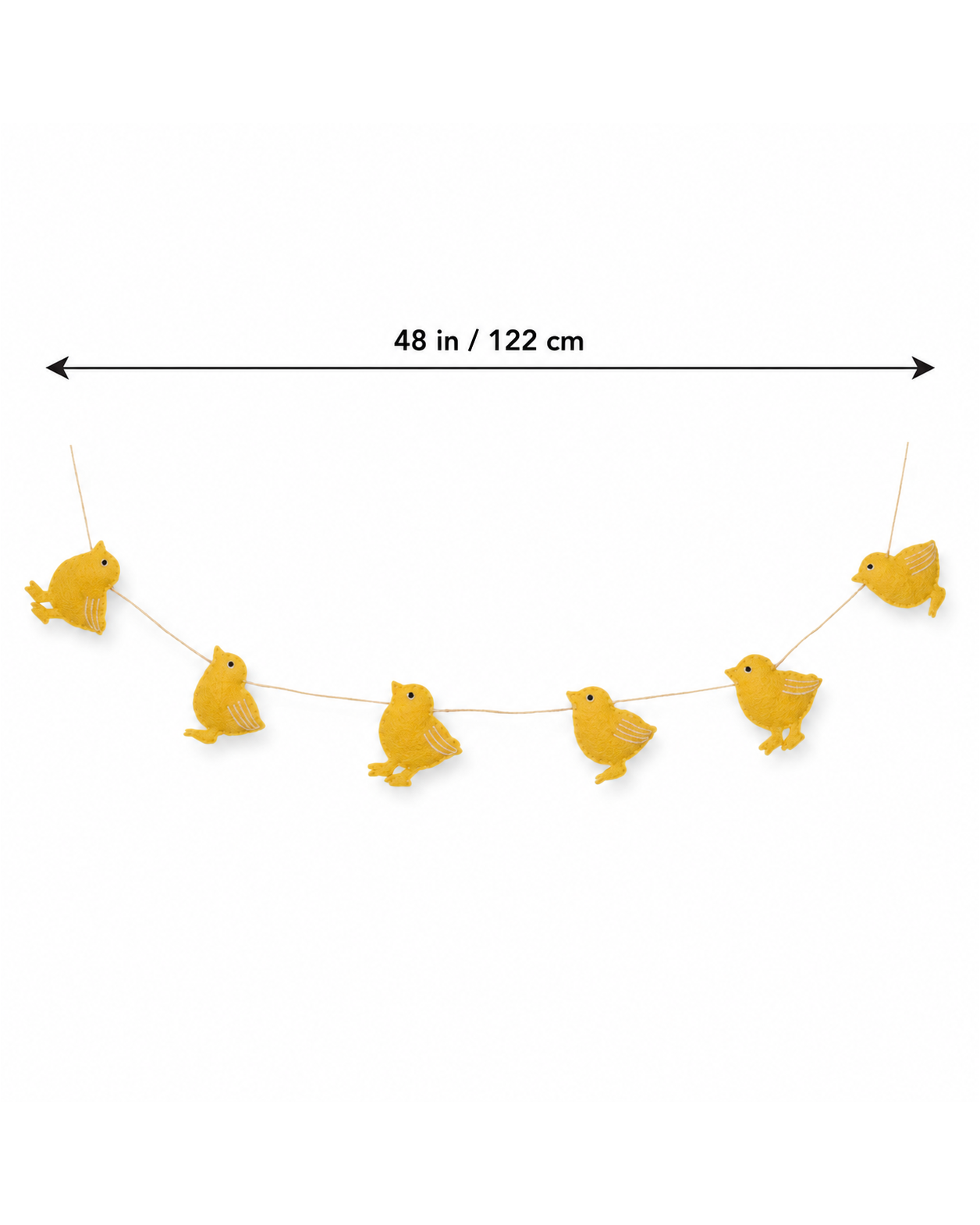 Felt Easter Chicks Garland 