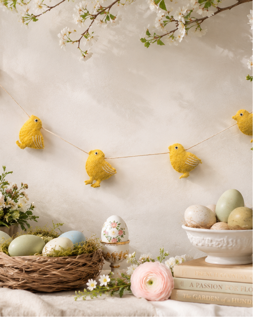 Felt Easter Chicks Garland 