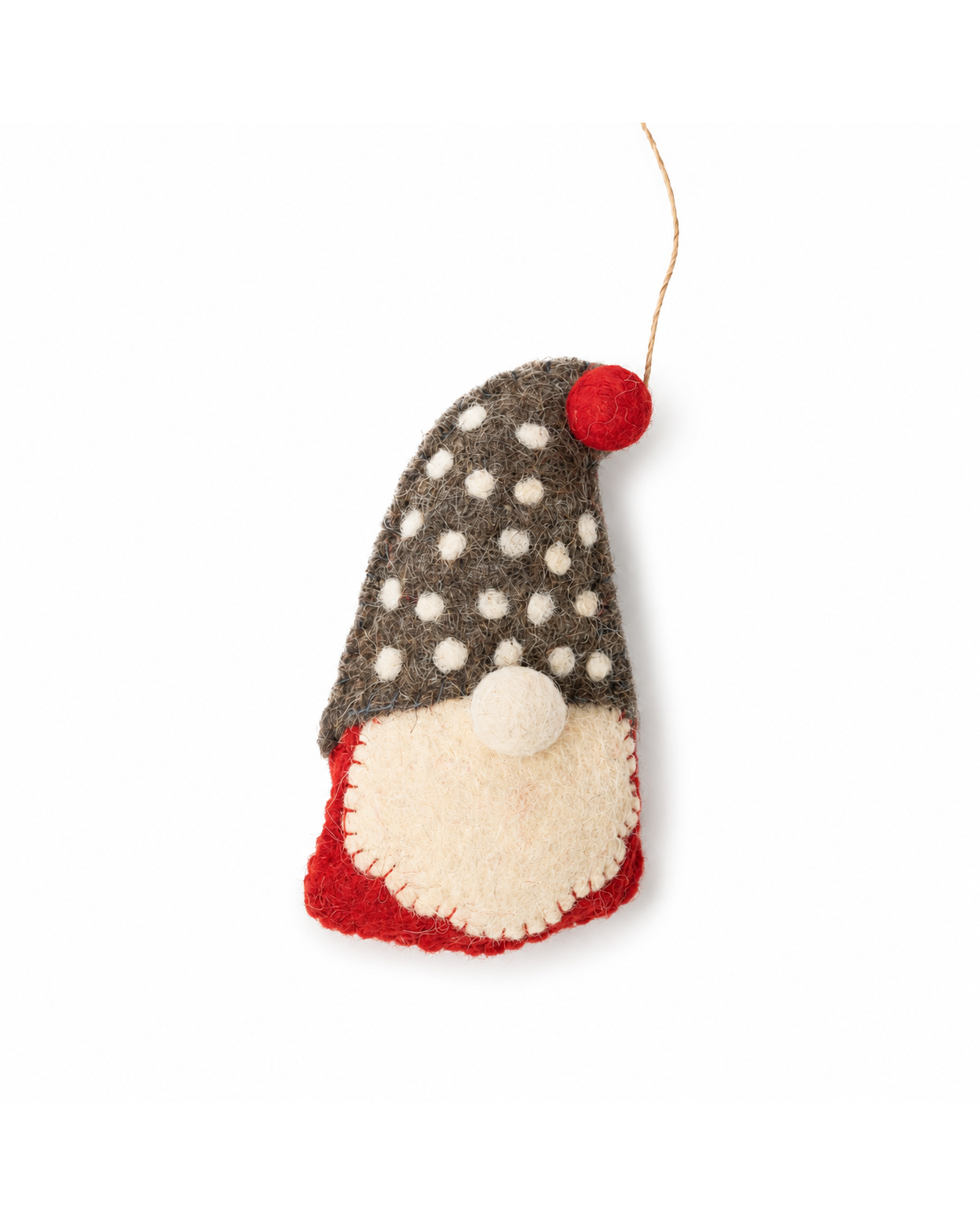 Wool Felt Santa Garland
