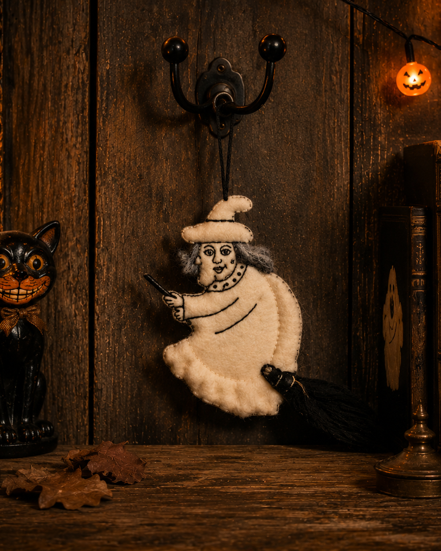 Hanging Witch Ornament
