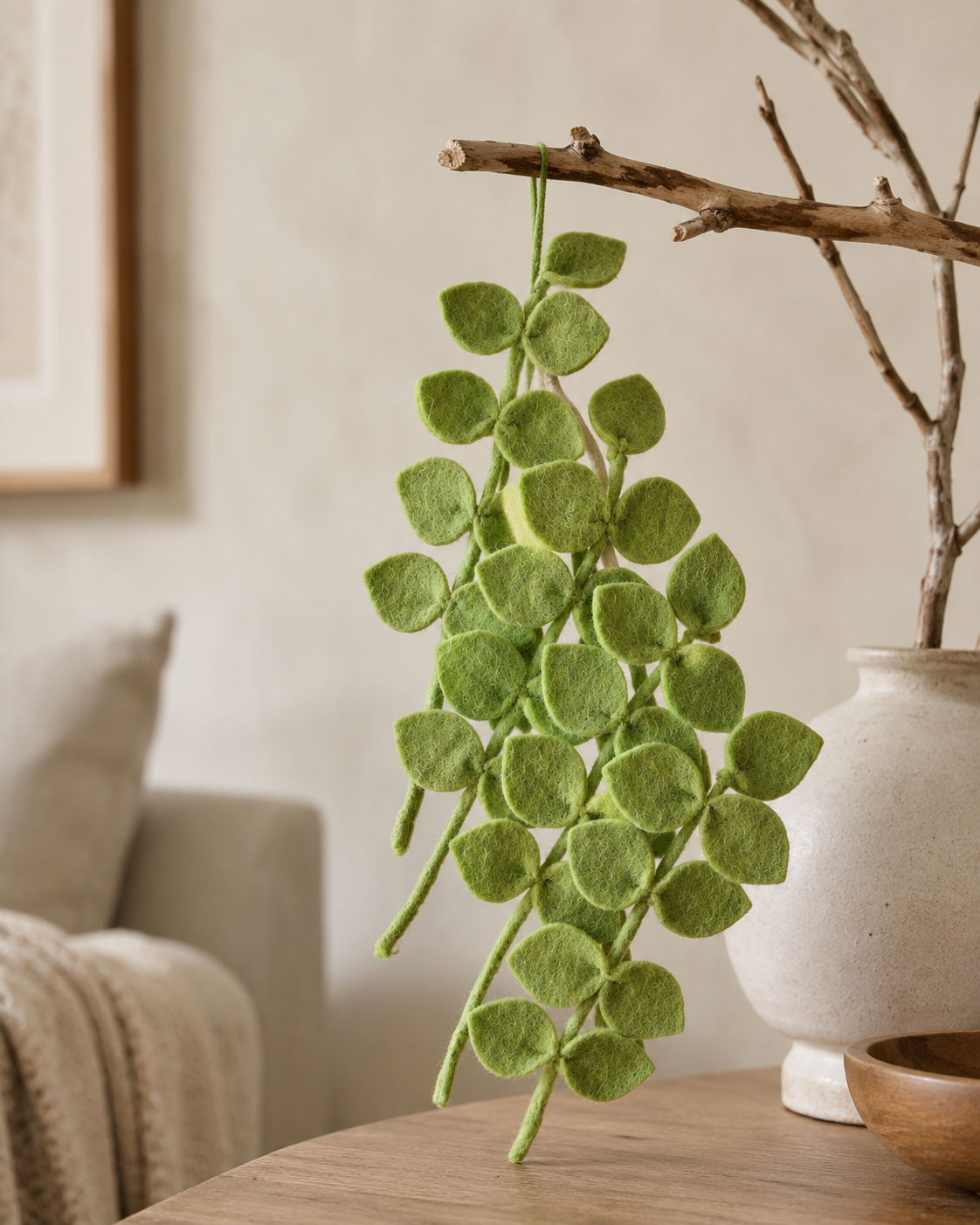 Leaves Branch Ornament Set of 4 ornament