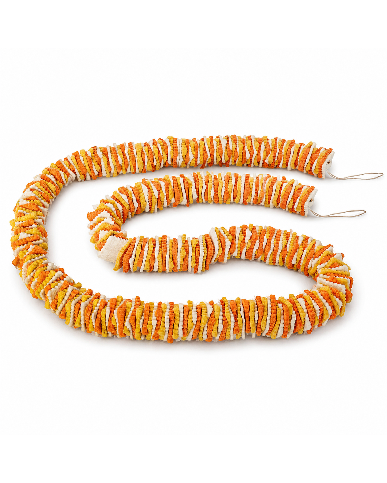 Square Garland Yellow White