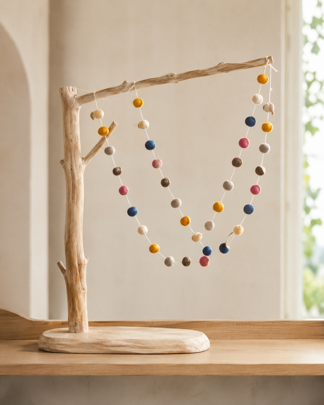 Micro Pom Pom Garlands Set Of 4