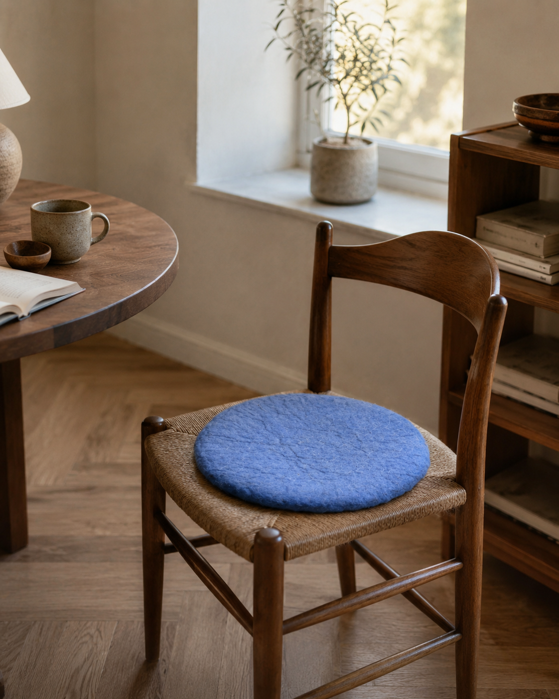 Felt NZ Wool Seat Pad, Indigo