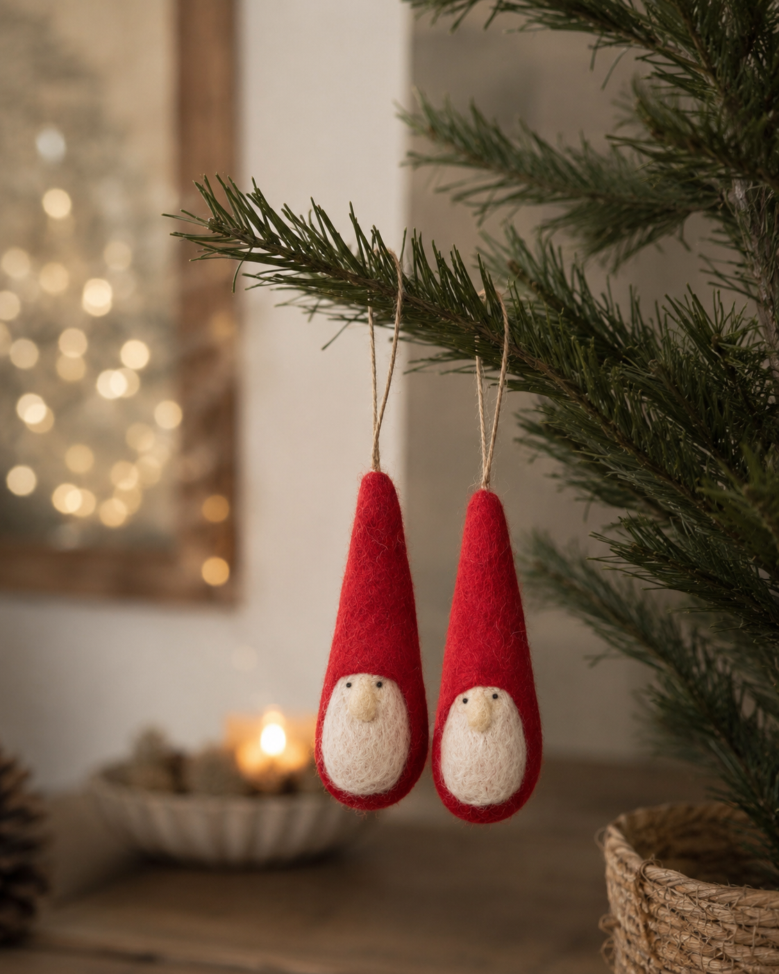 Felt Doll Christmas Ornament