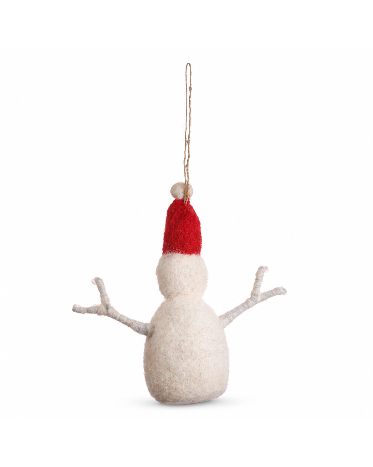 Elf Christmas Snowman hanging ornament