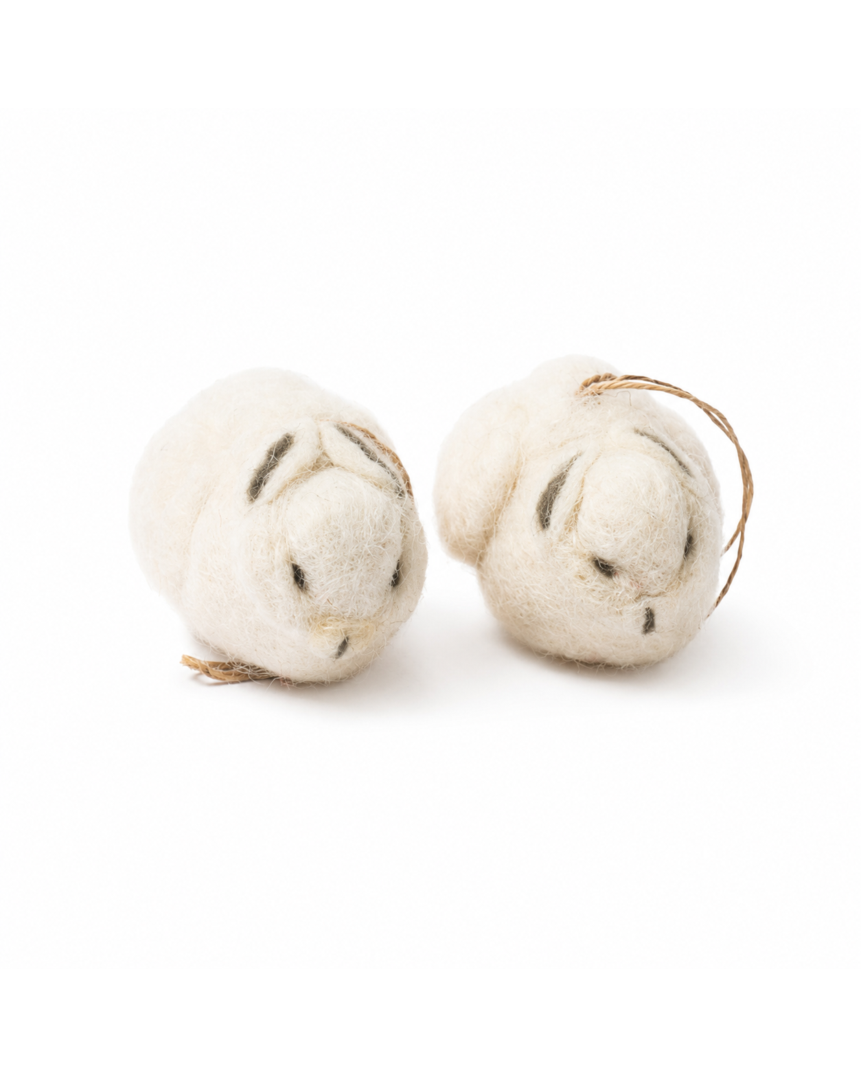 Felt Easter Puffy Rabbits, Set of 2