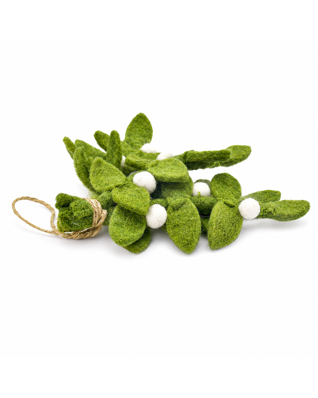 Felt Mistletoe(Light Green) hanging ornament