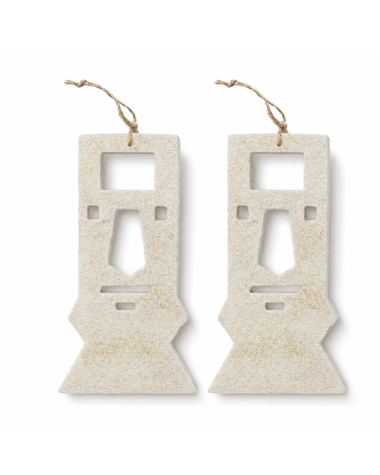 Felt Hanging Easter Island Set of 2 hanging ornament