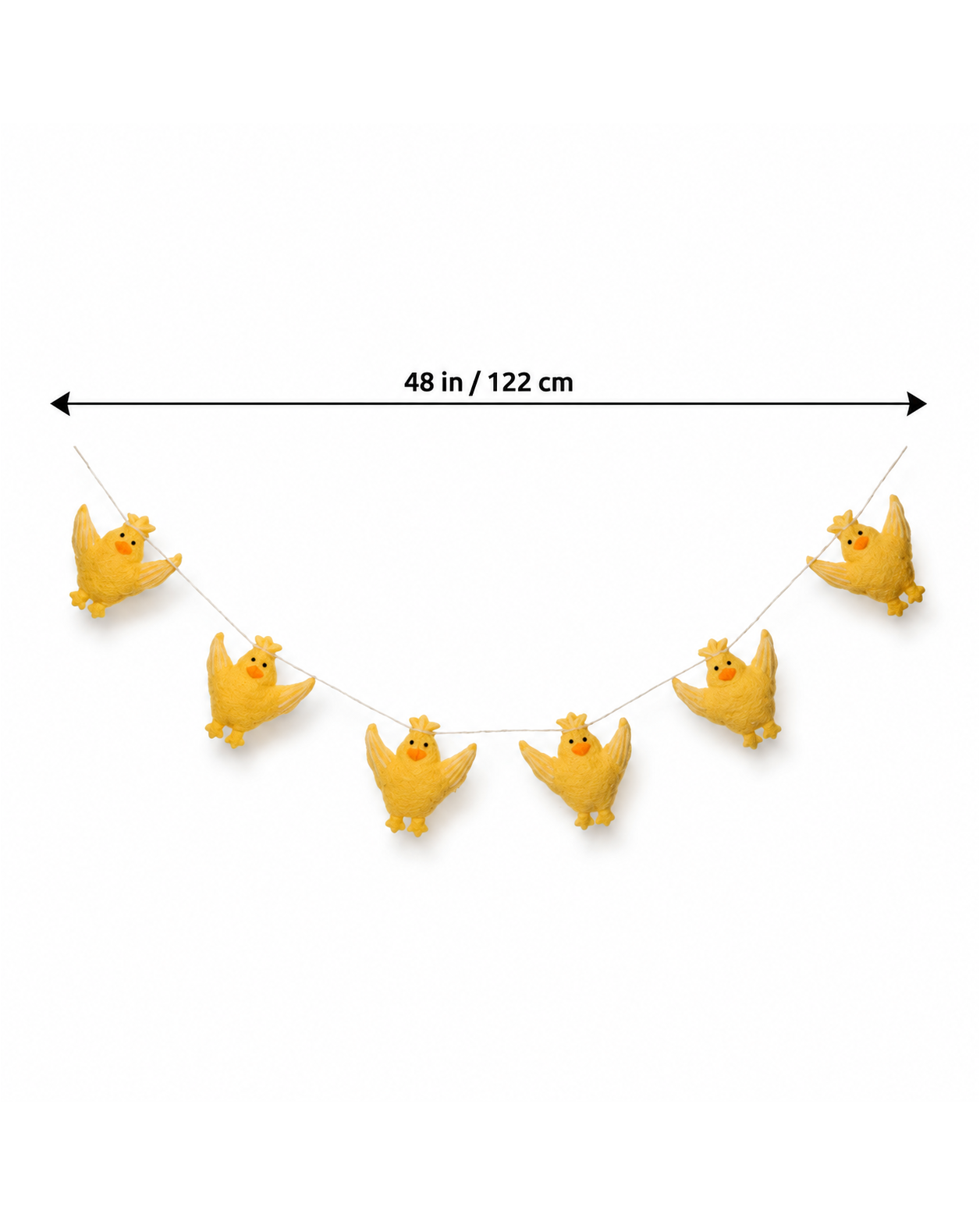 Felt Easter Flying Chicks Garland