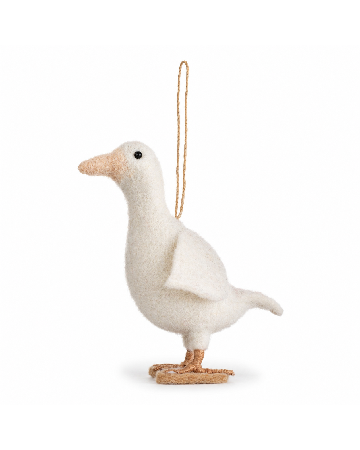 Christmas Goose Geese Set of 2 hanging ornament