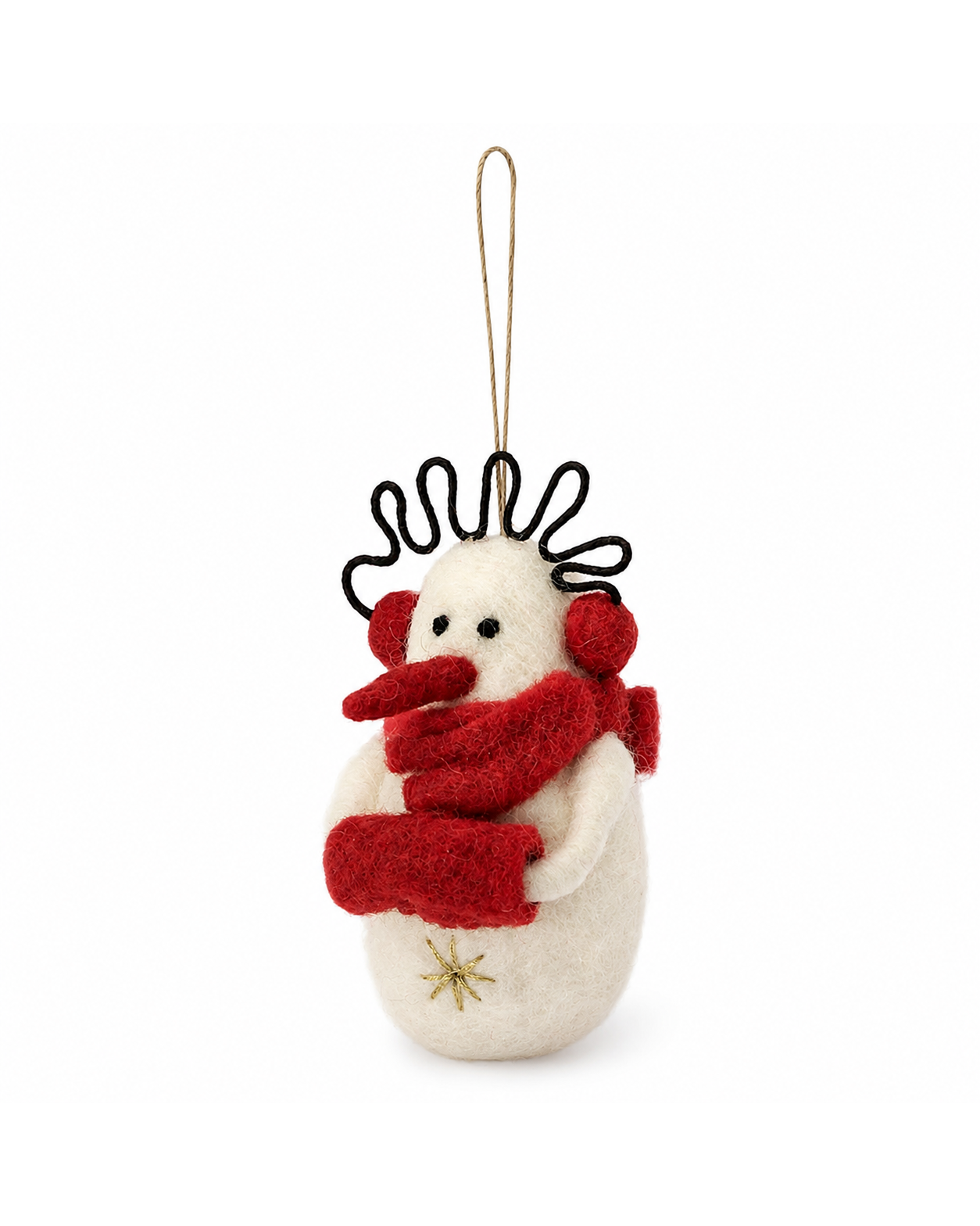 Baby Snowman hanging ornament
