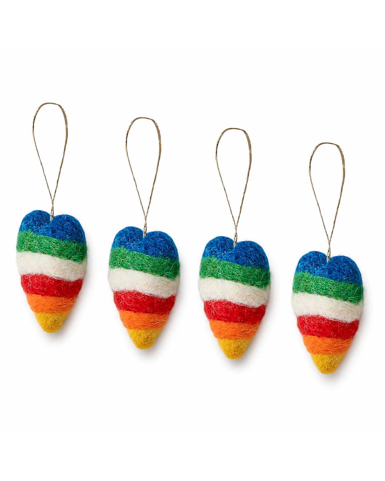 Hanging Heart Bauble Set of 4 hanging ornament