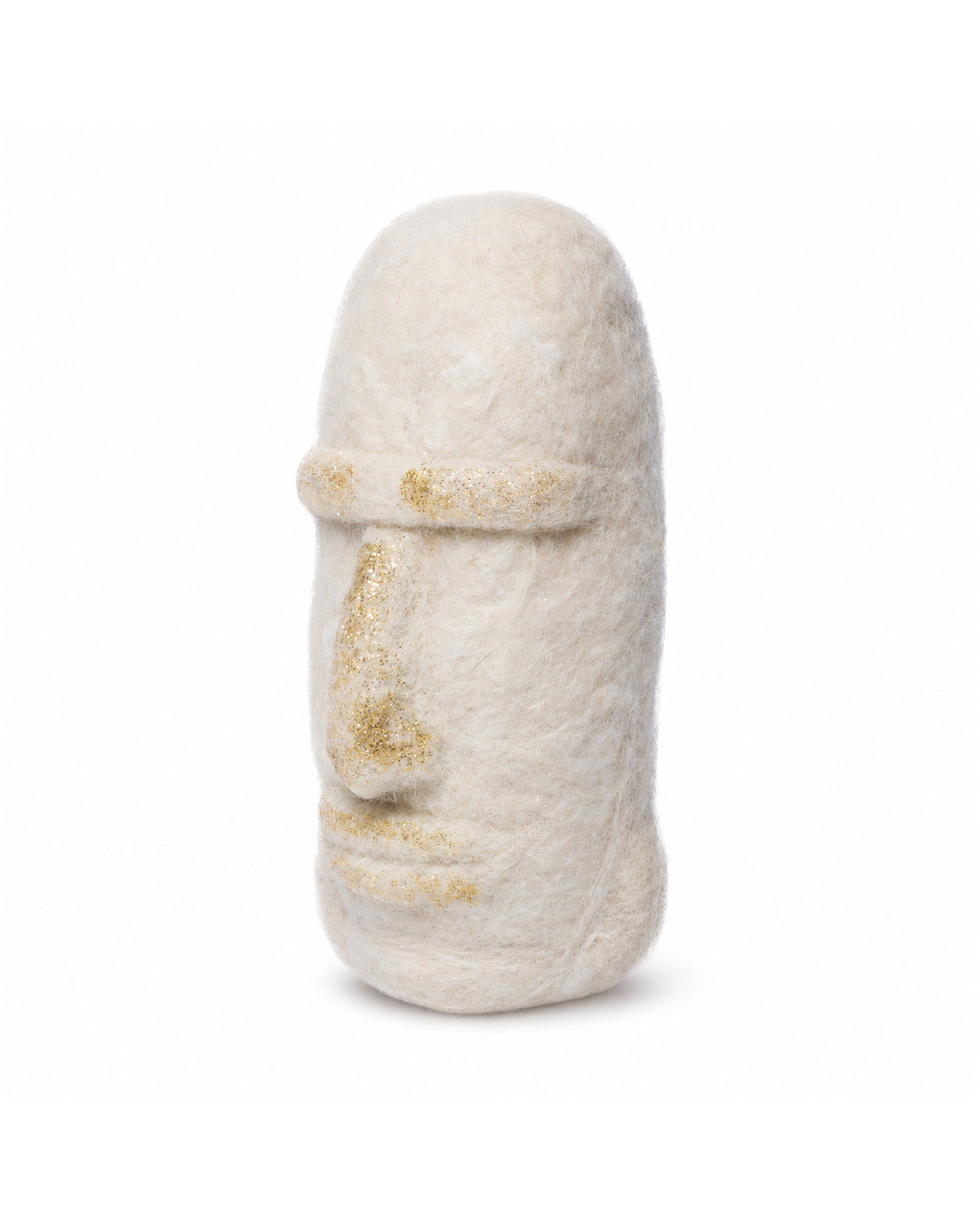 Felt Easter Island (White) ornament