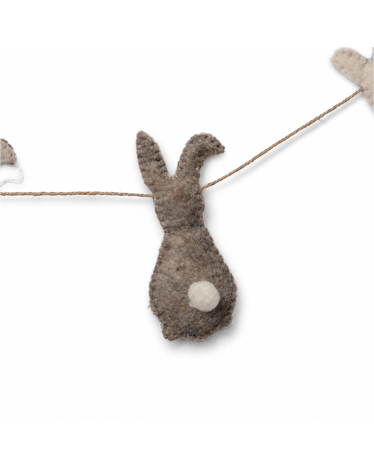 Felt Easter Stuffed Bunny Garland
