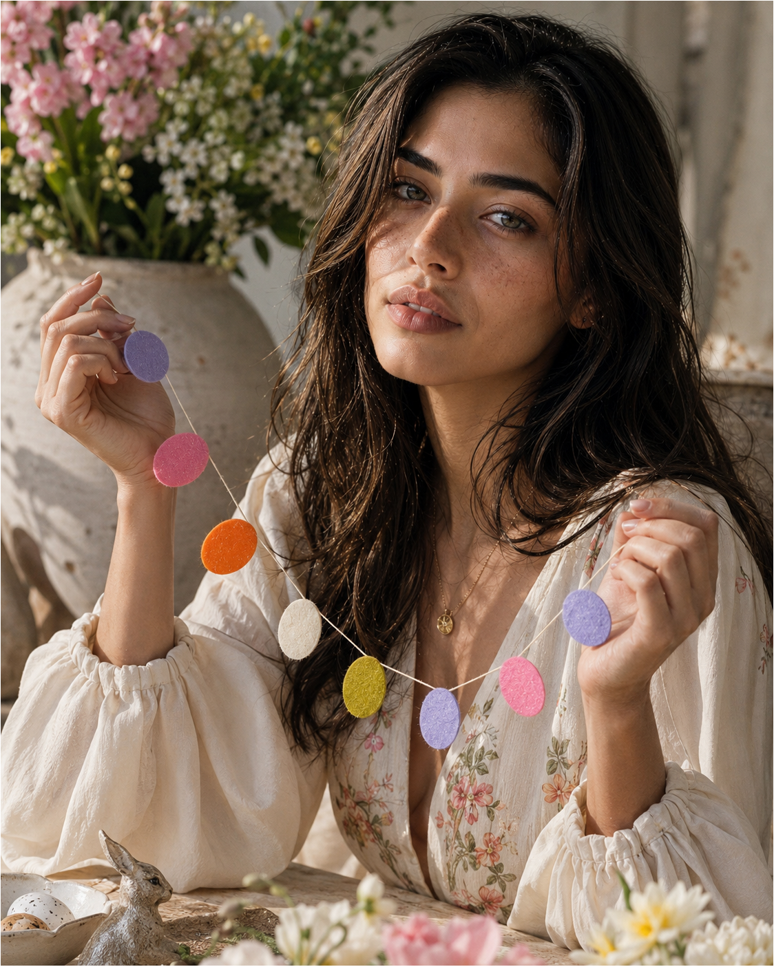 Felt Easter Egg Garland