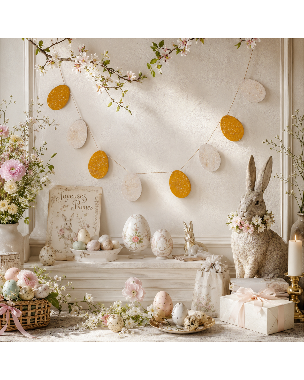Felt Easter Spoon Egg Garland