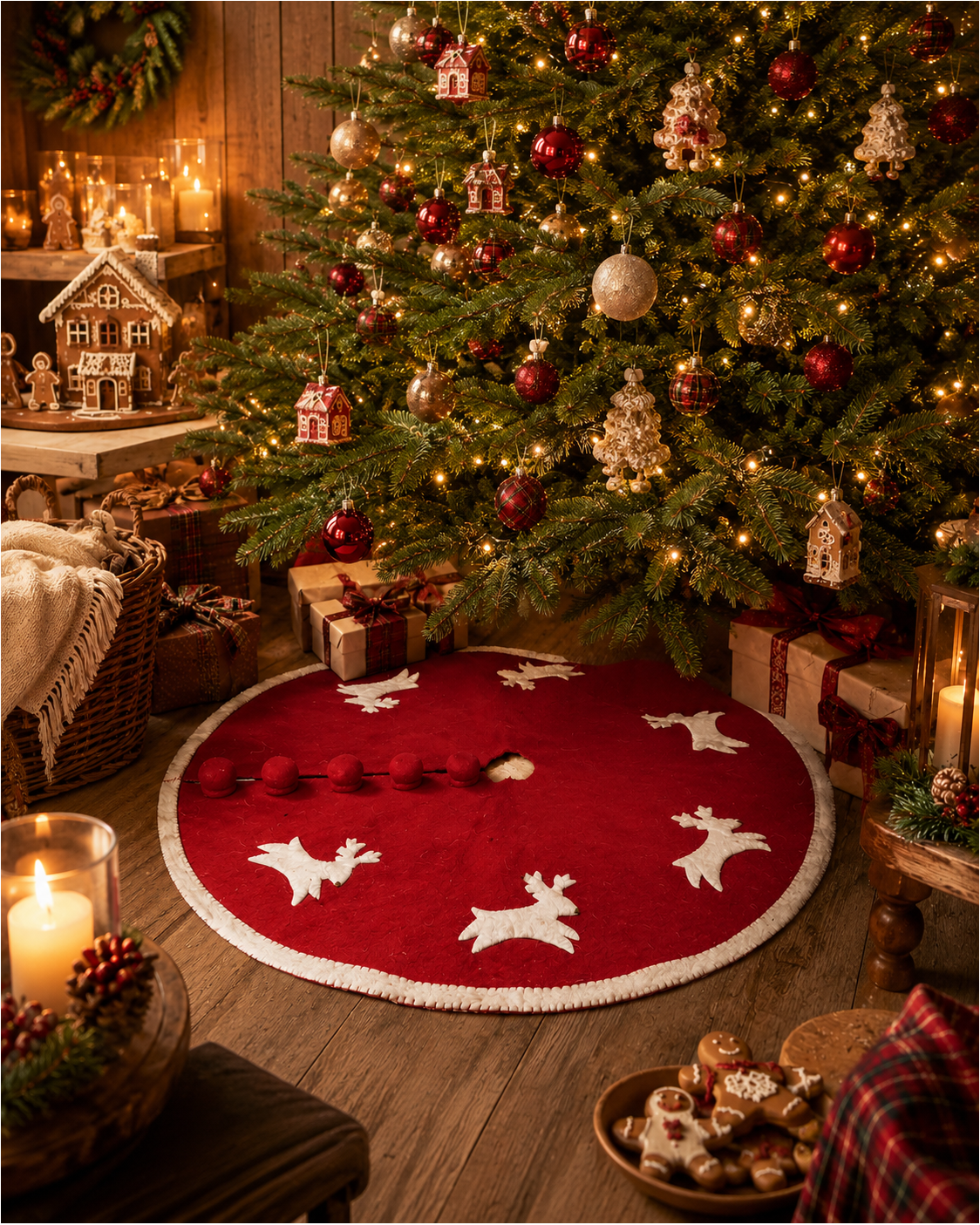 Felt Christmas Tree Skirt ornament