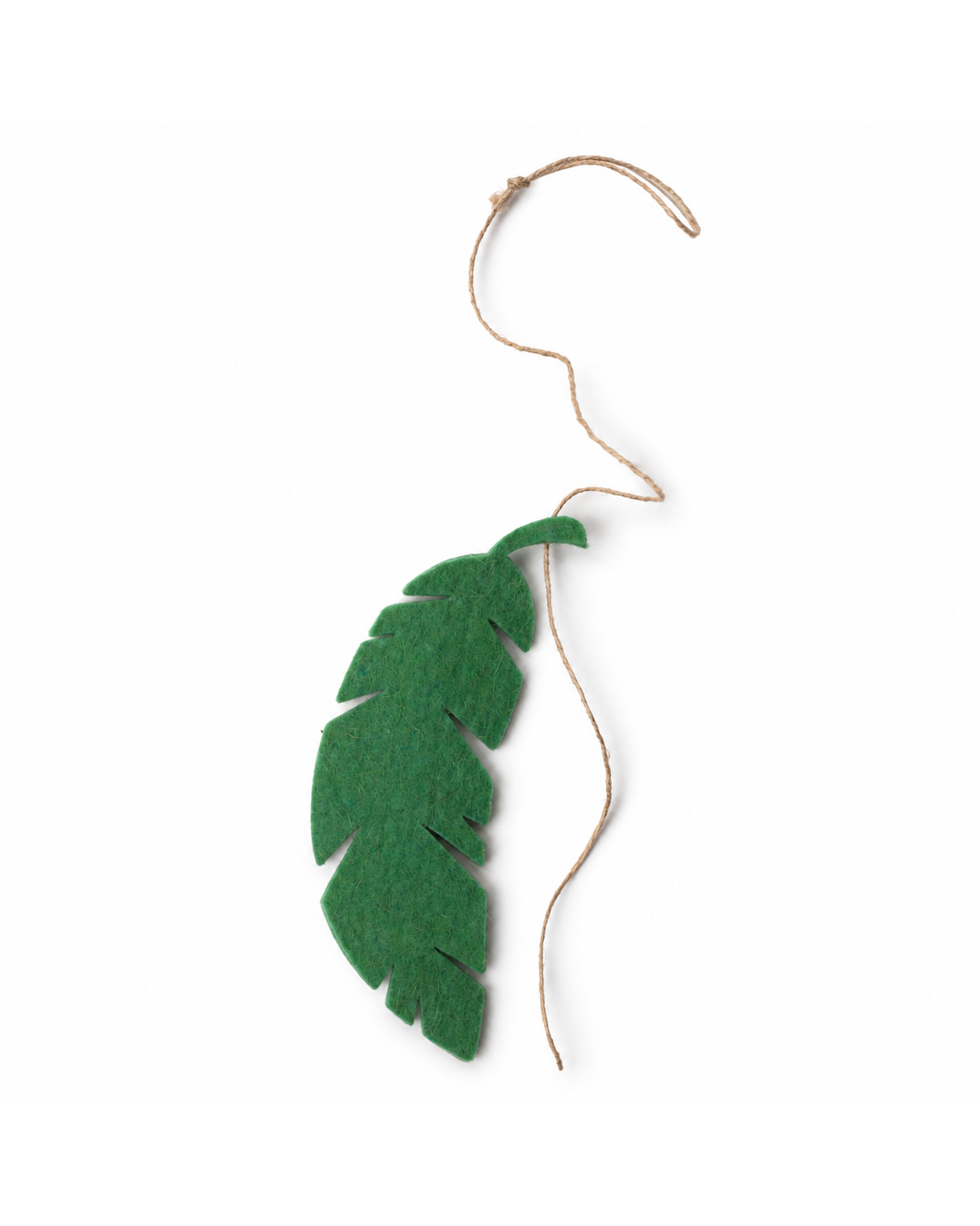 Felt Leaves Garland (Green)