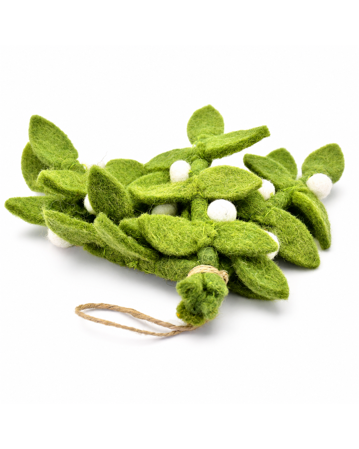 Felt Mistletoe(Light Green) hanging ornament