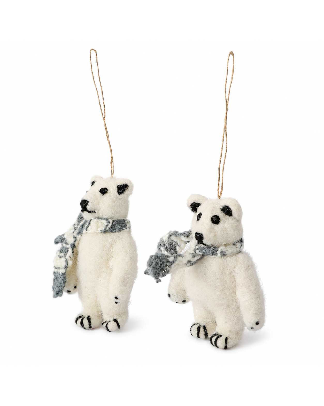 Polar Bear (Set Of 2) hanging ornament