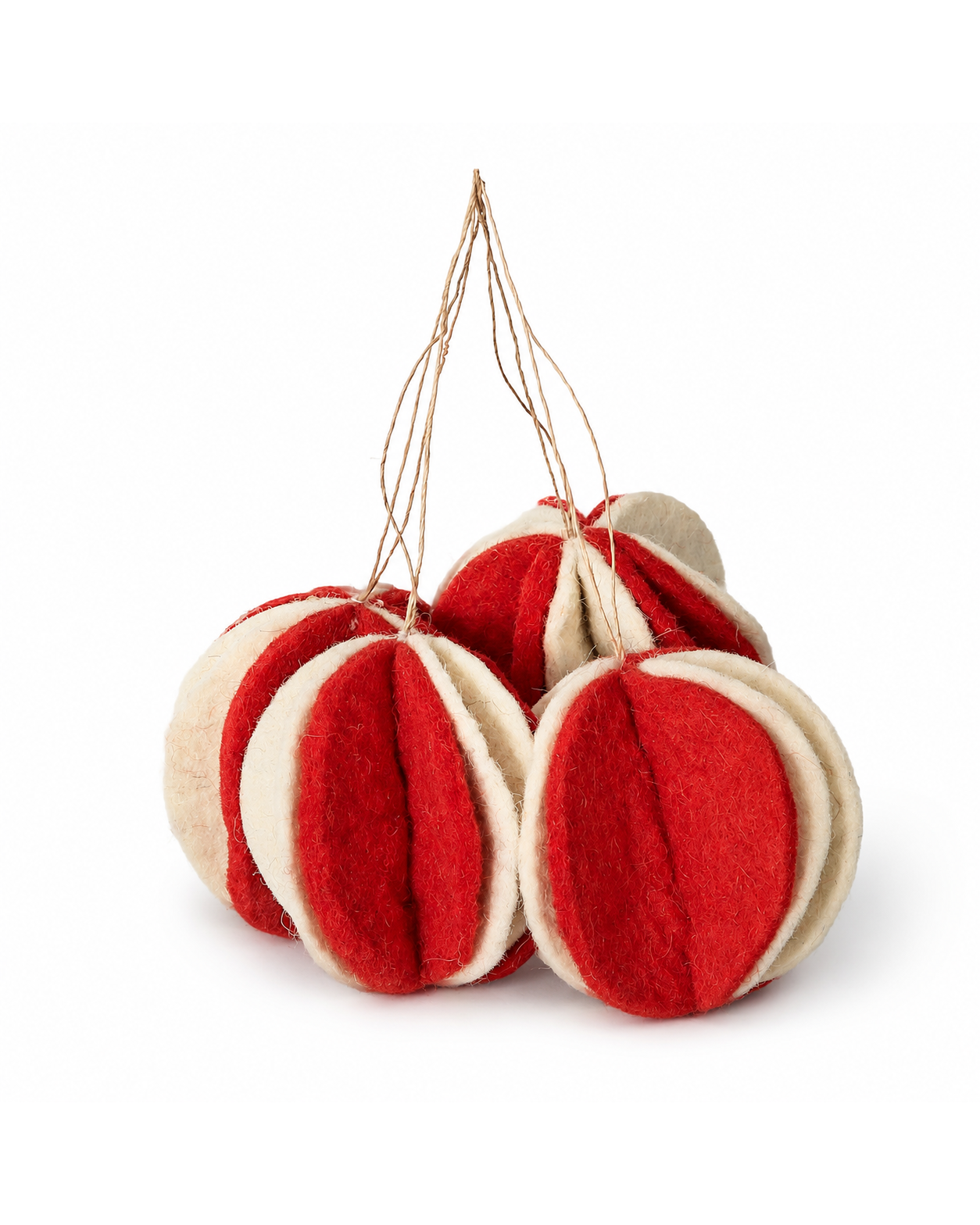 Hanging Ball Flower Bauble Set of 4 hanging ornament