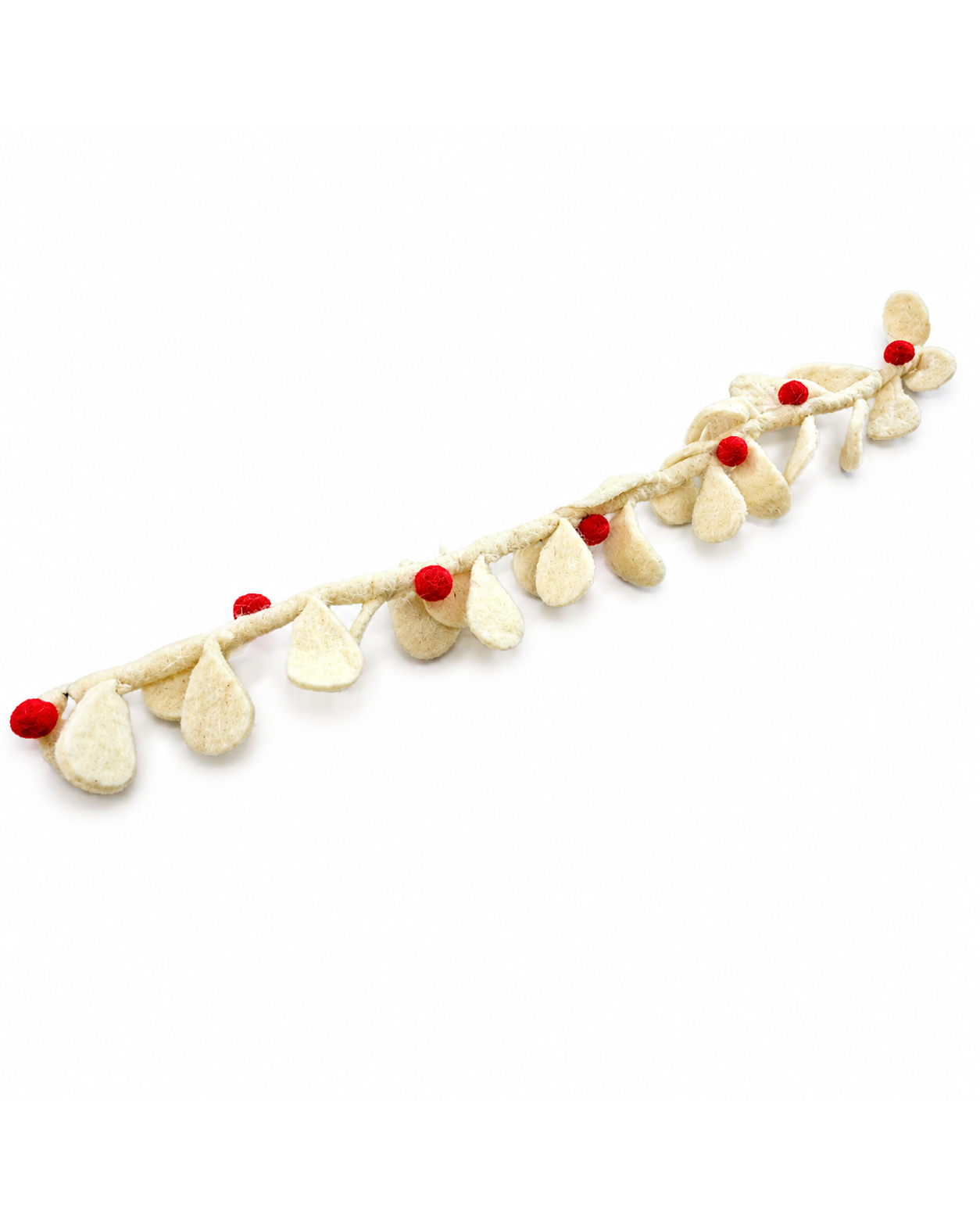 Mistletoe Wreath Garland- White