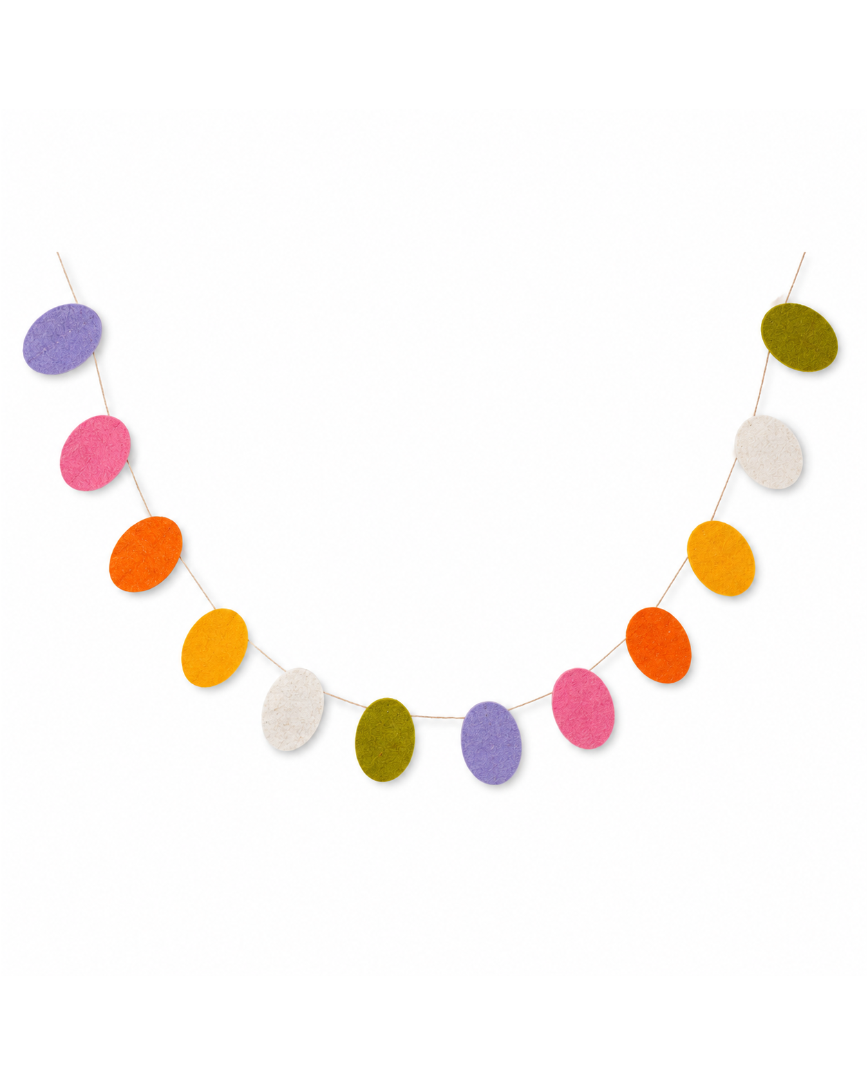 Felt Easter Egg Garland