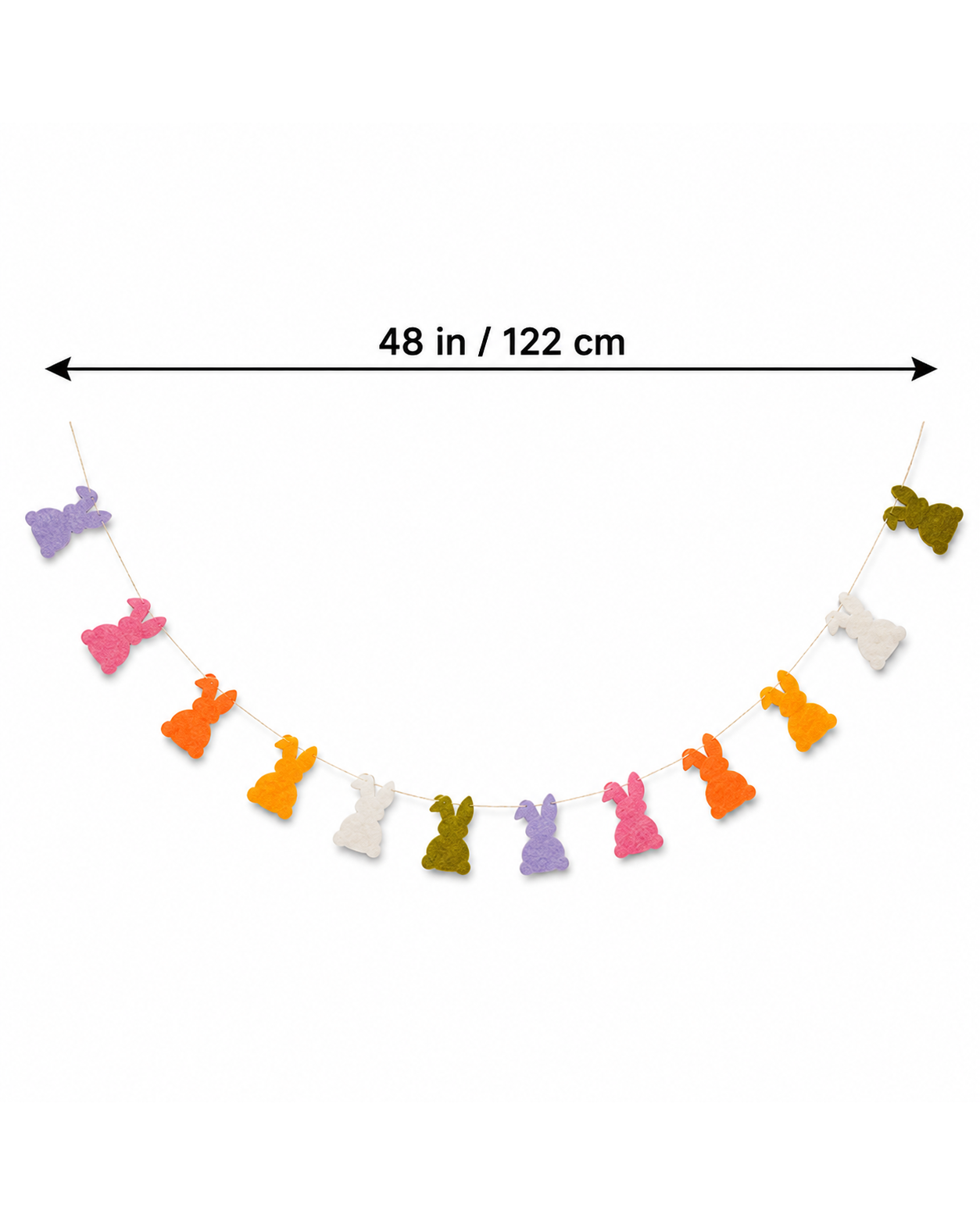 Felt Easter Bunny Rabbit Garland