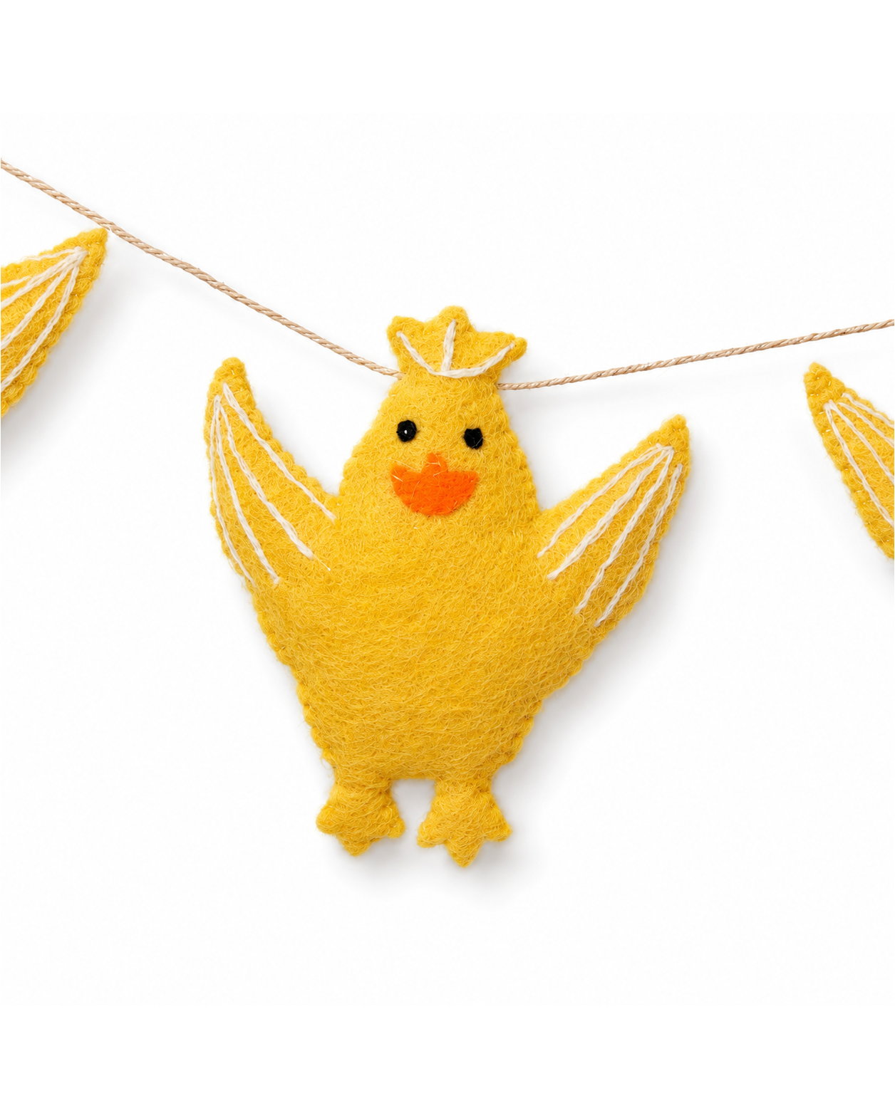 Felt Easter Flying Chicks Garland