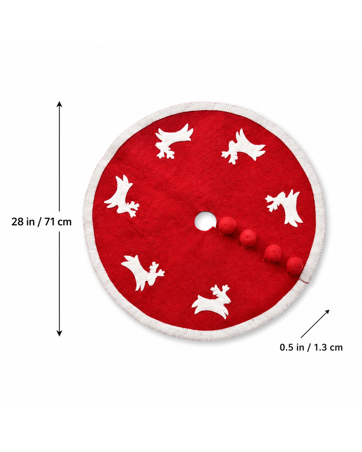 Felt Christmas Tree Skirt ornament
