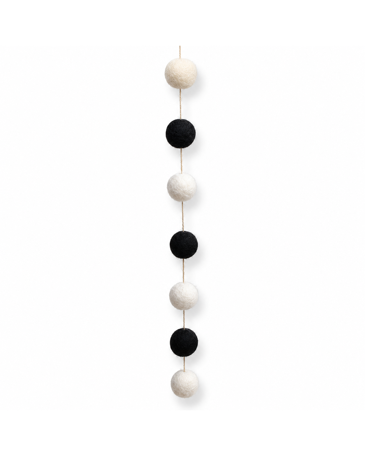 Felt Pom Pom Garland Set Of 2