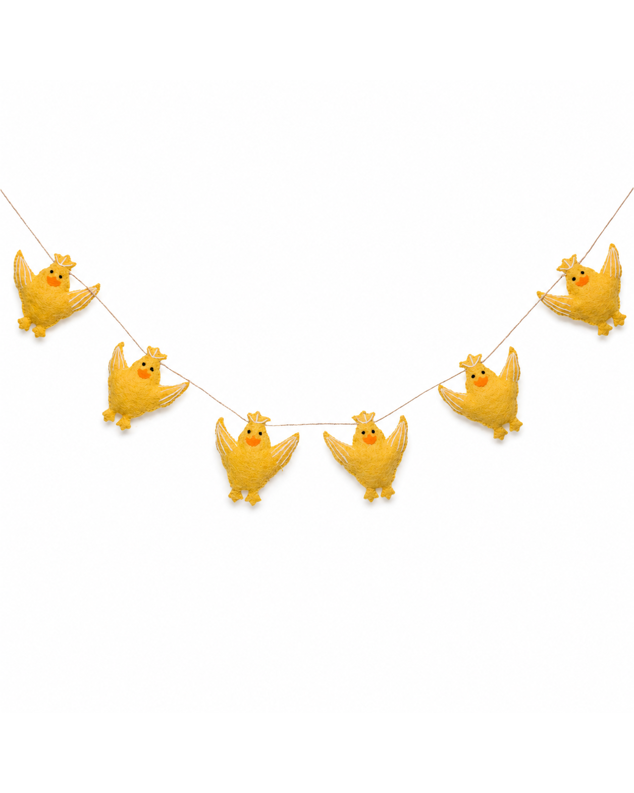 Felt Easter Flying Chicks Garland