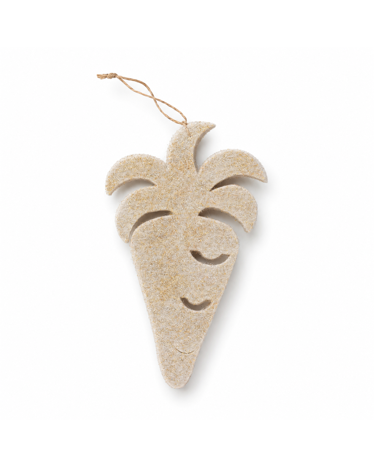 Felt Hanging Carrot Set of 2 hanging ornament
